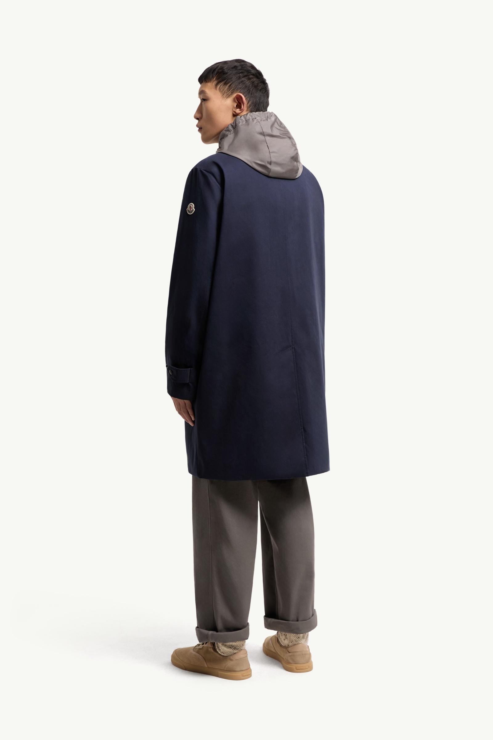 Navy Blue Kervoyal Hooded Long Down Parka - Long Down Jackets for