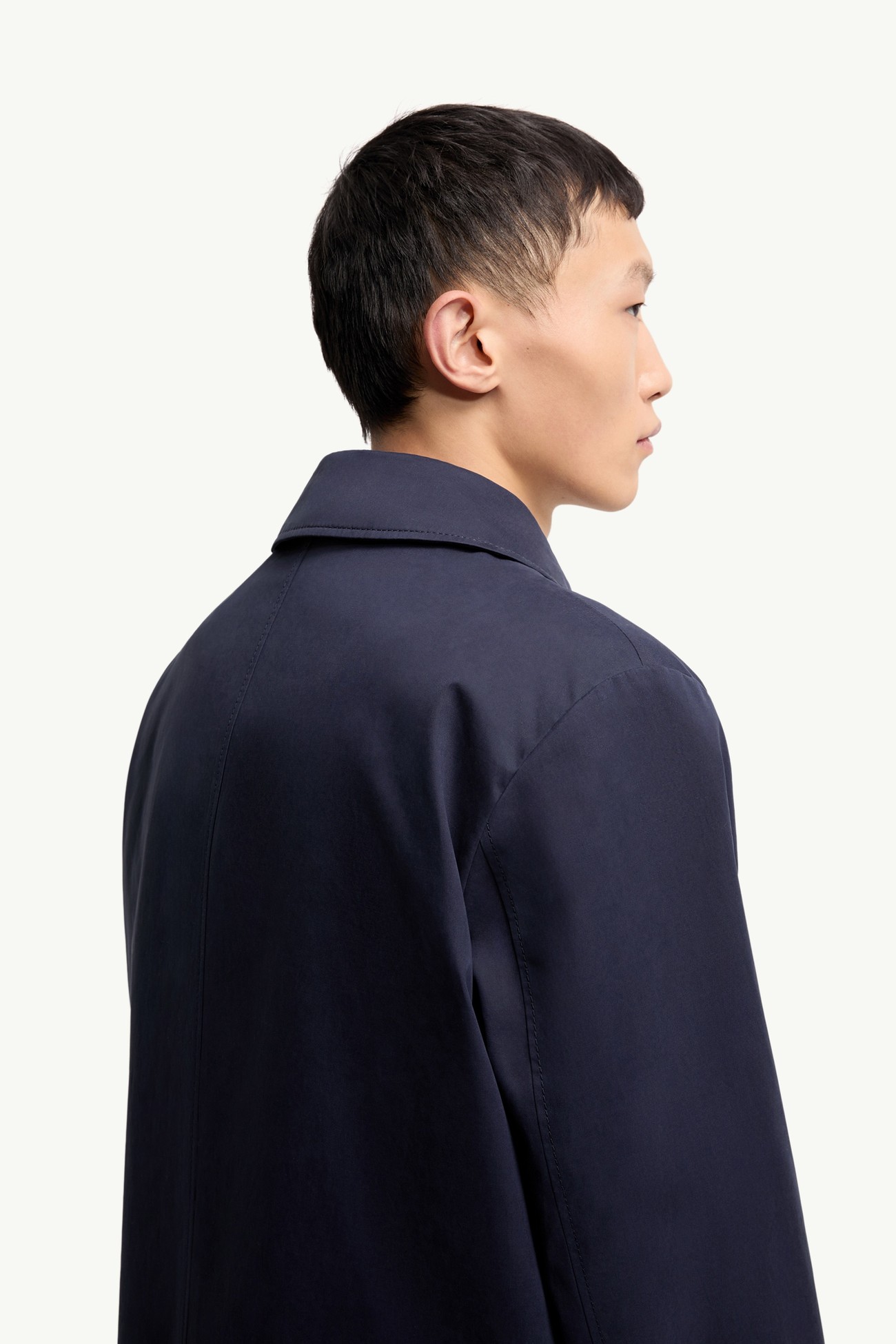 Kervoyal Hooded Long Down Parka Jacket Men Navy Blue Moncler 5