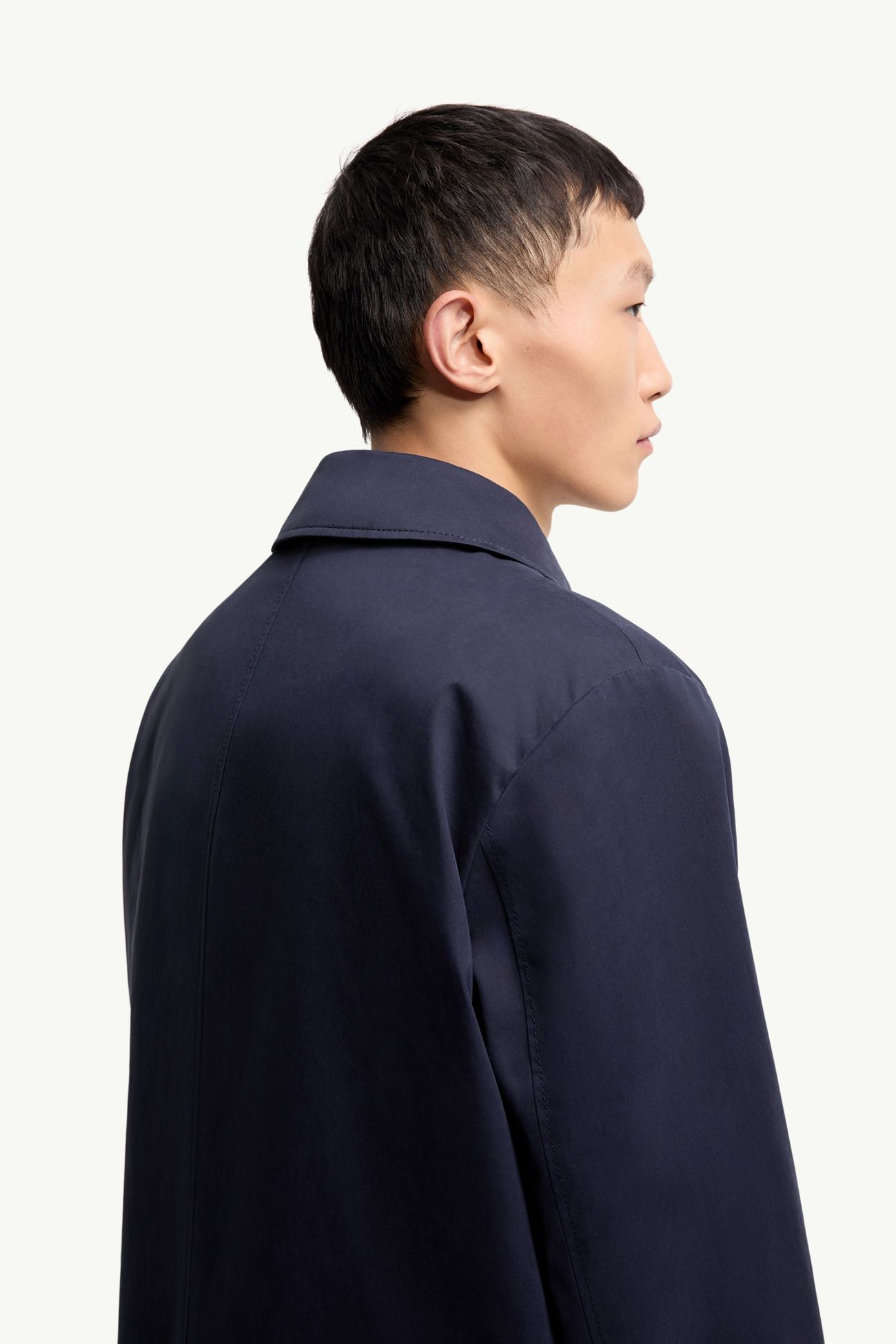 Parka plumífero larga con capucha Kervoyal Hombre Azul marino Moncler 5