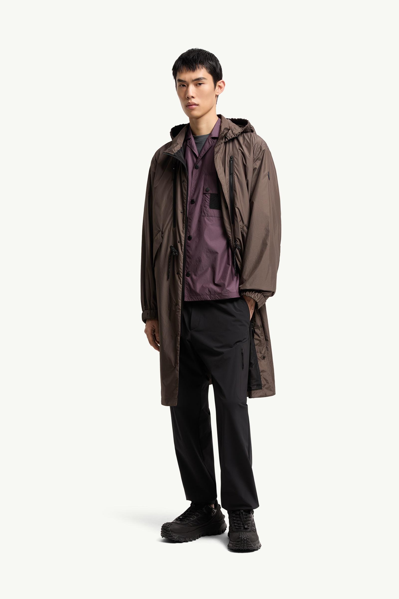 Brown Aliso Hooded Jacket - Windbreakers & Raincoats for Men