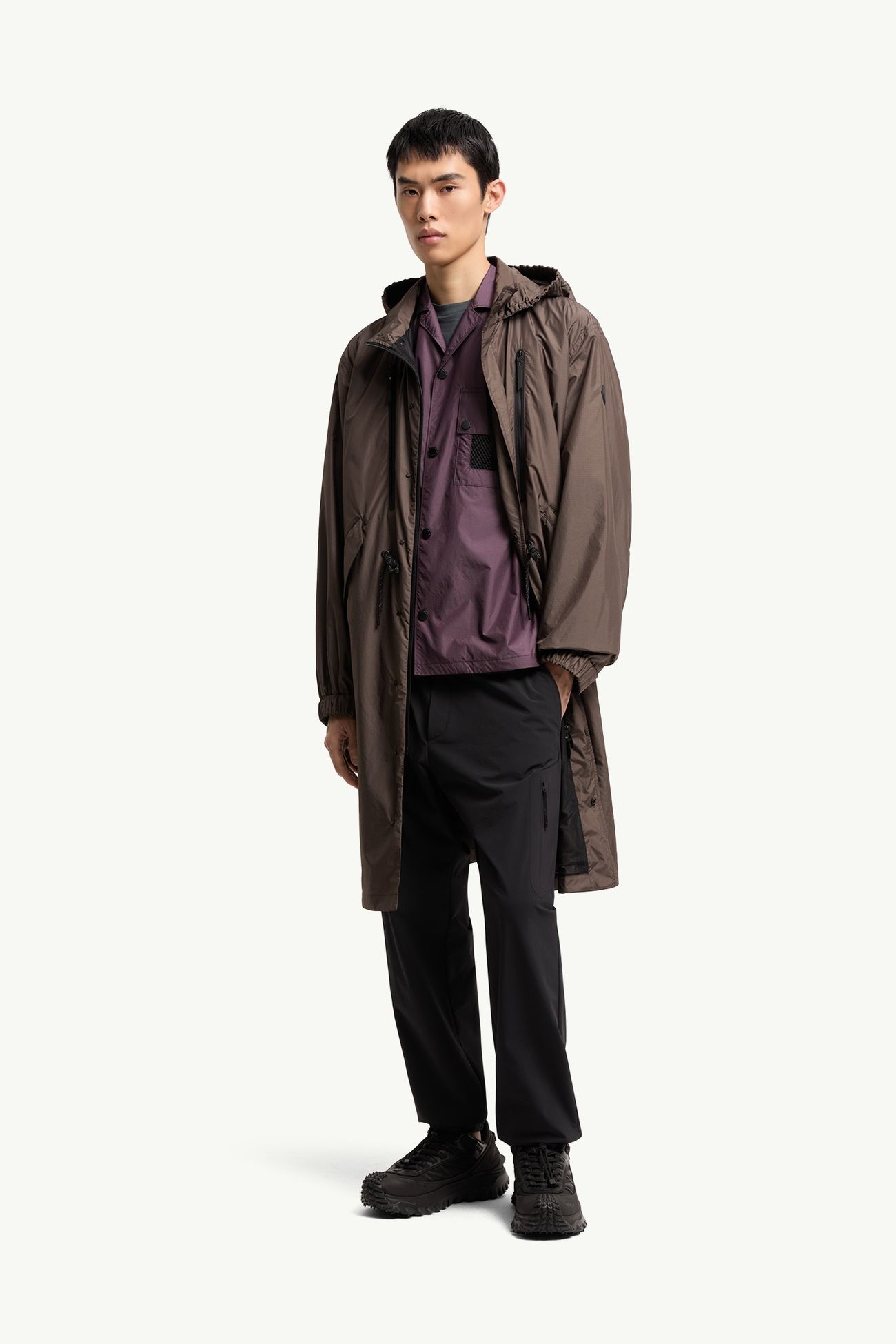 Aliso連帽外套 男士 啡色 Moncler 0