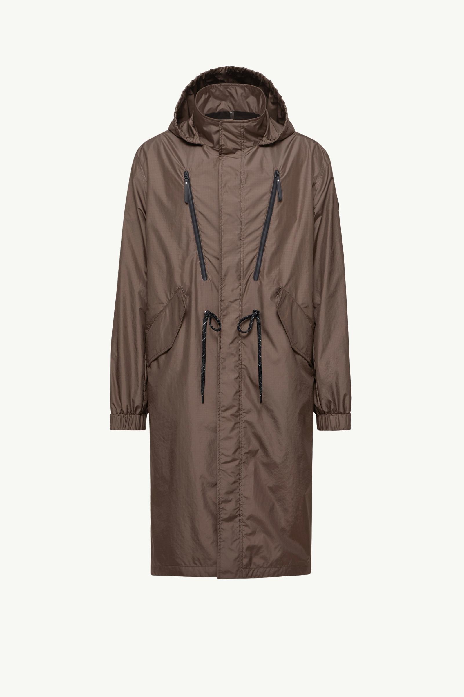 Brown Aliso Hooded Jacket - Windbreakers & Raincoats for Men