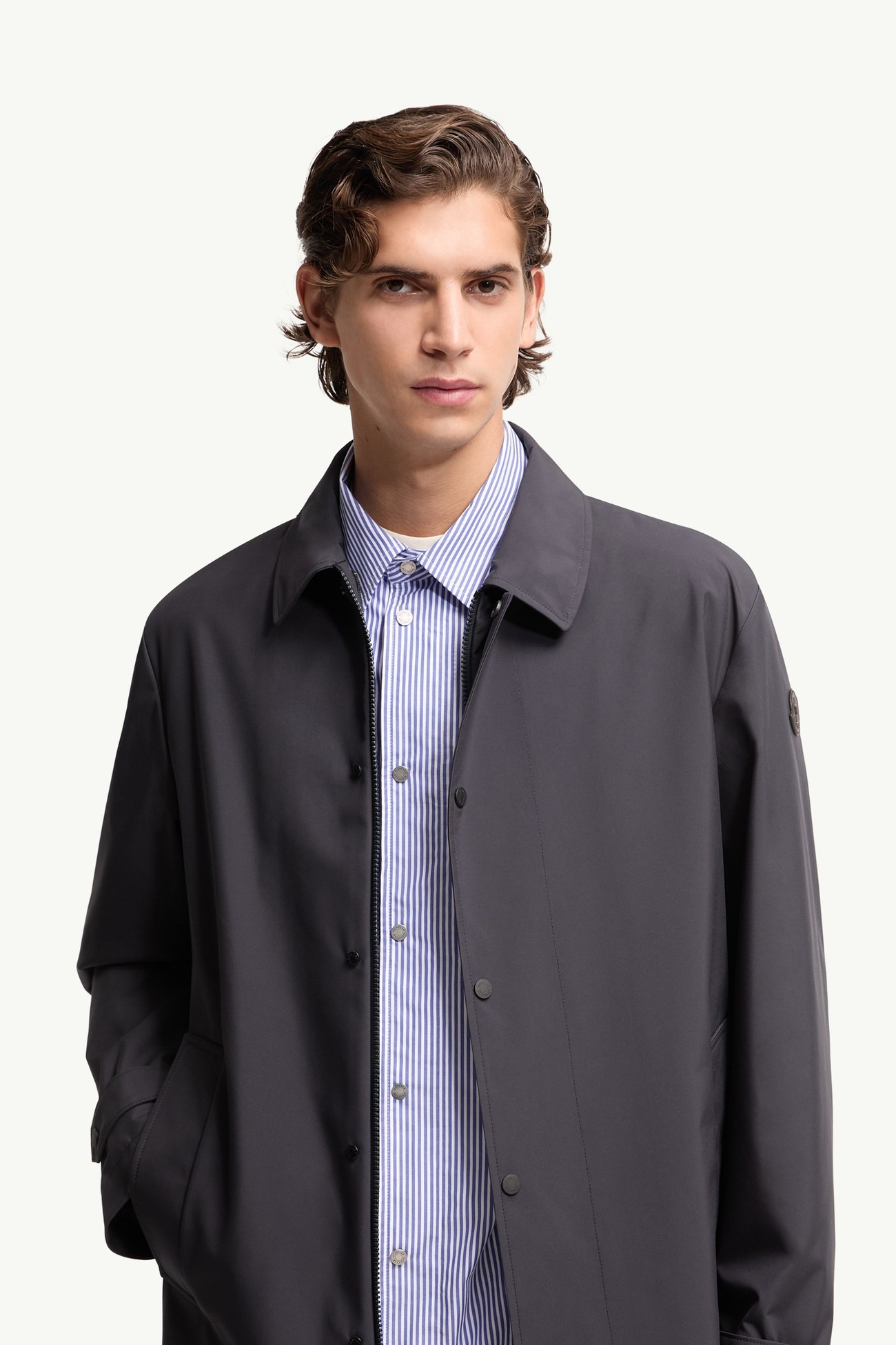 Giacca camicia midi Brecon 3 in 1 Uomo Blu Scuro Moncler 7