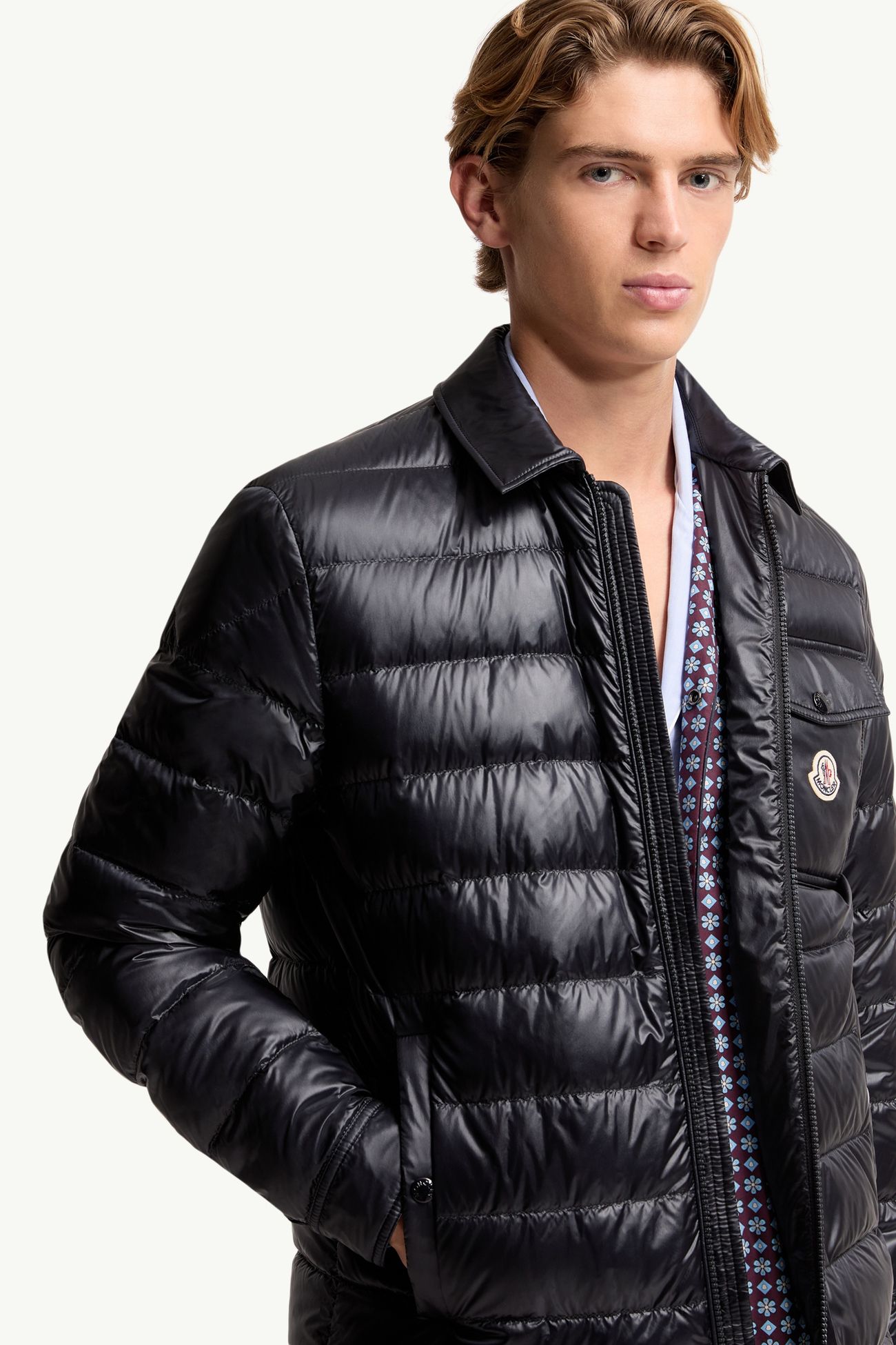 Giacca camicia imbottita Mourillon Uomo Blu Navy Moncler 5