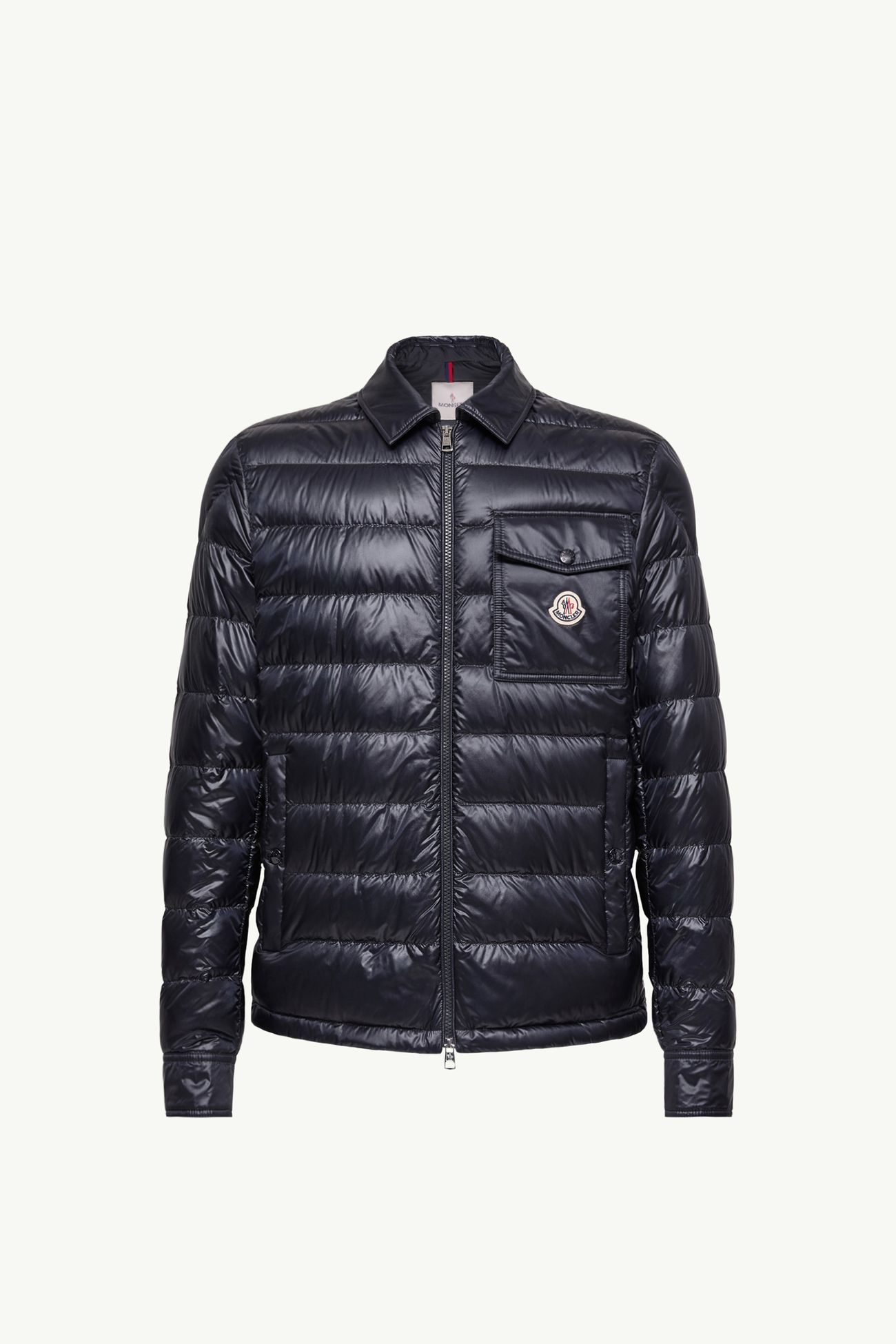 Mourillon Down Shirt Jacket Men Navy Blue Moncler 2