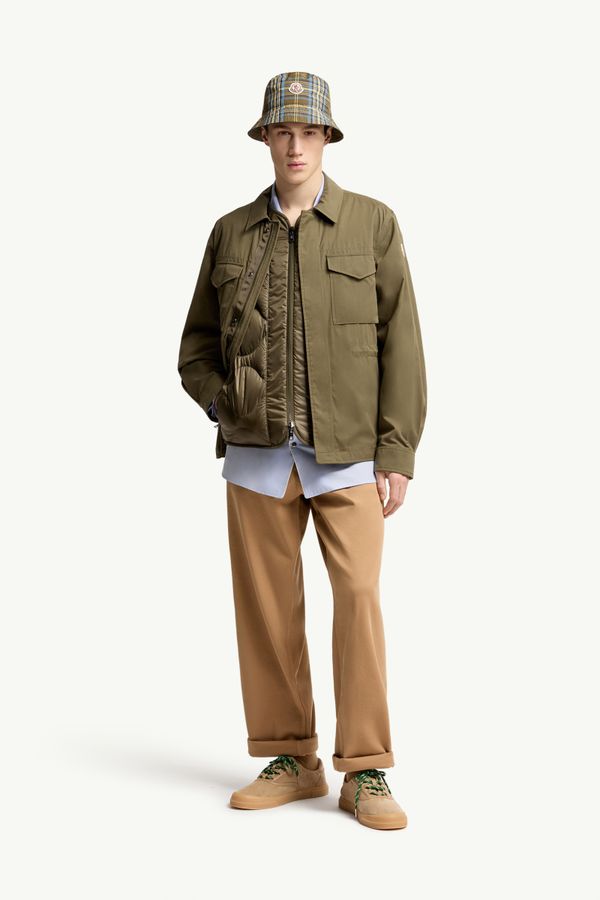 Doudoune-chemise réversible 3-en-1 Roquille Hommes Vert Olive Moncler 0