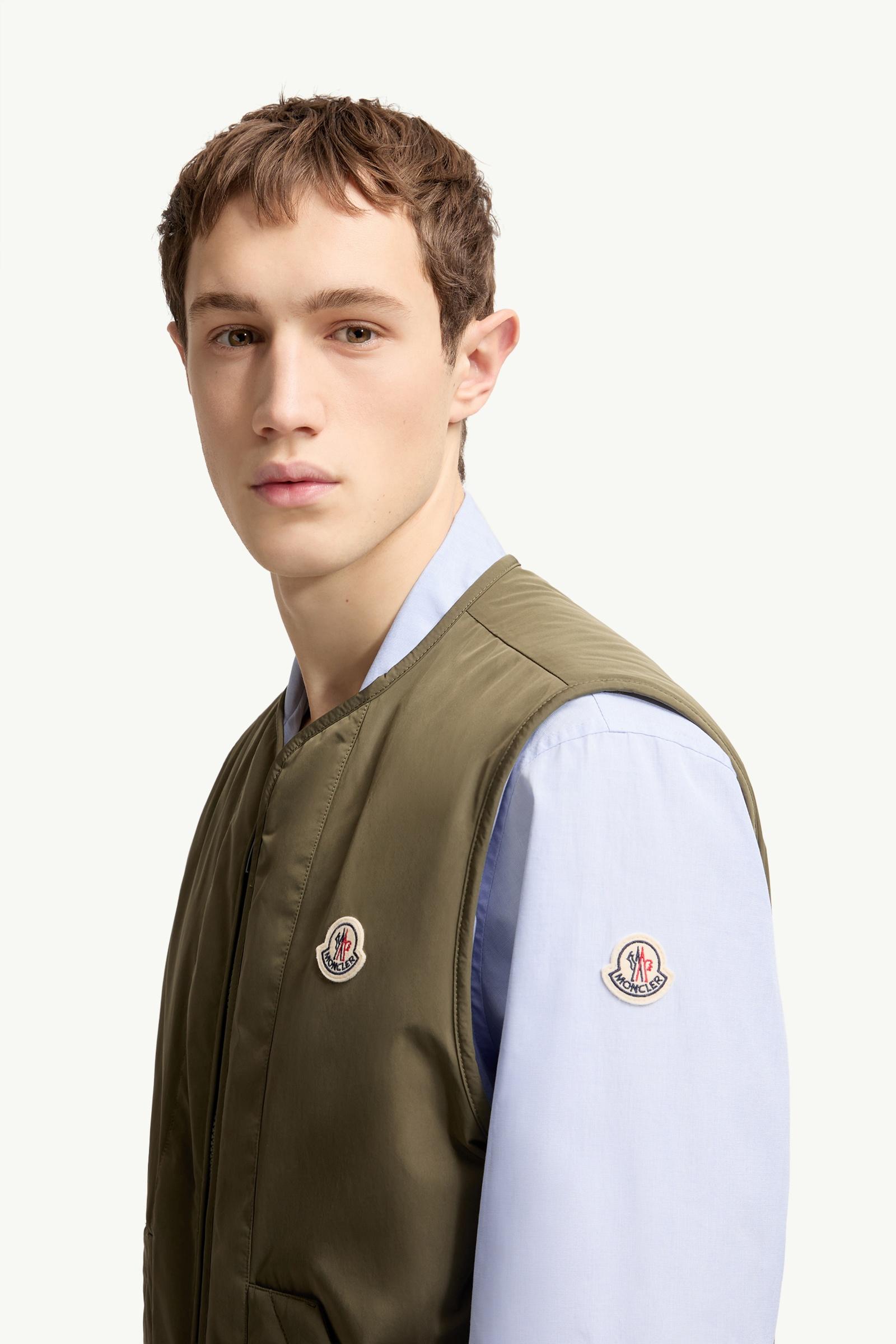 Olive Green Roquille 3-in-1 Reversible Down Shirt Jacket - Short