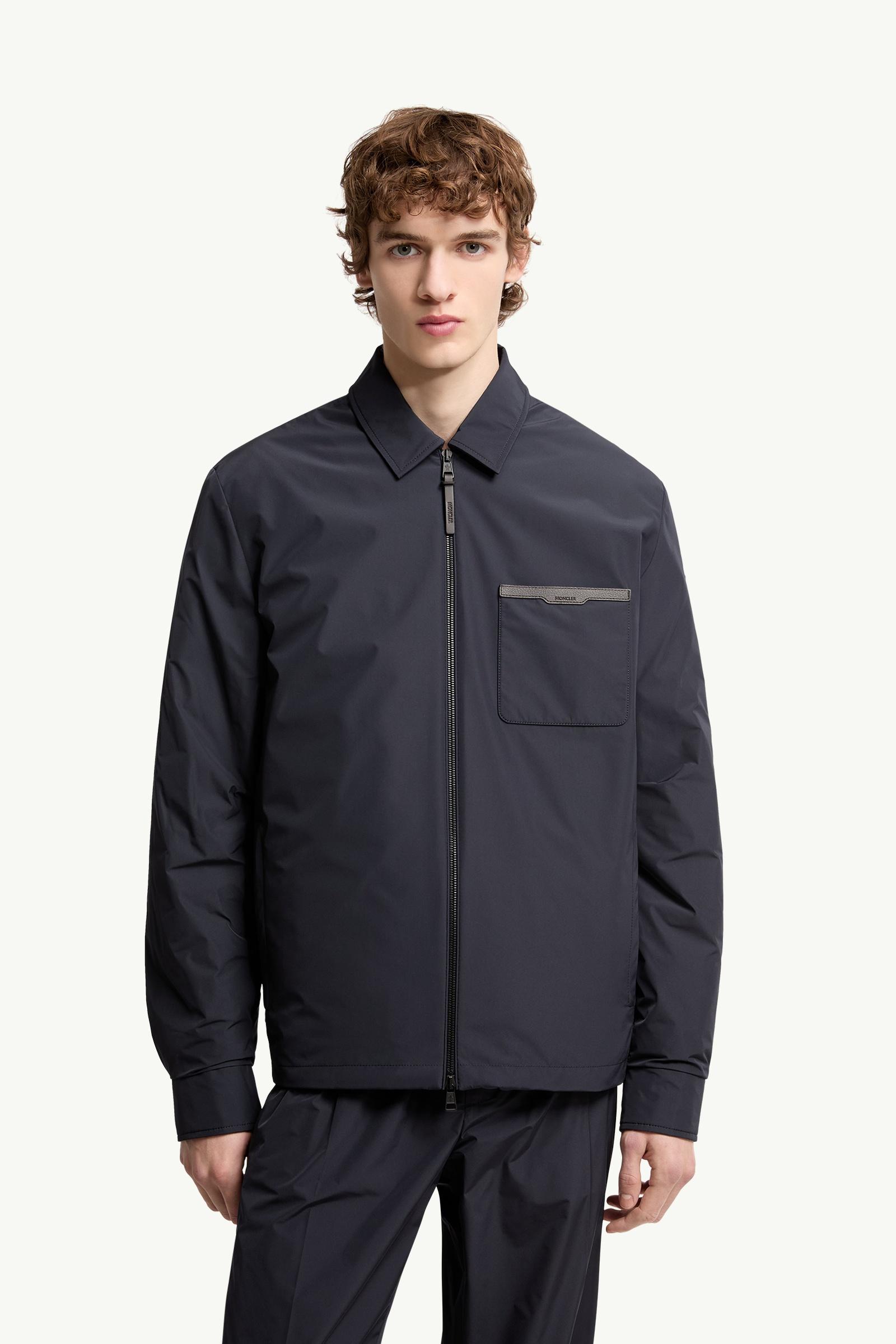 Navy Blue Tollymore Down Shirt Jacket - All Down Jackets for Men