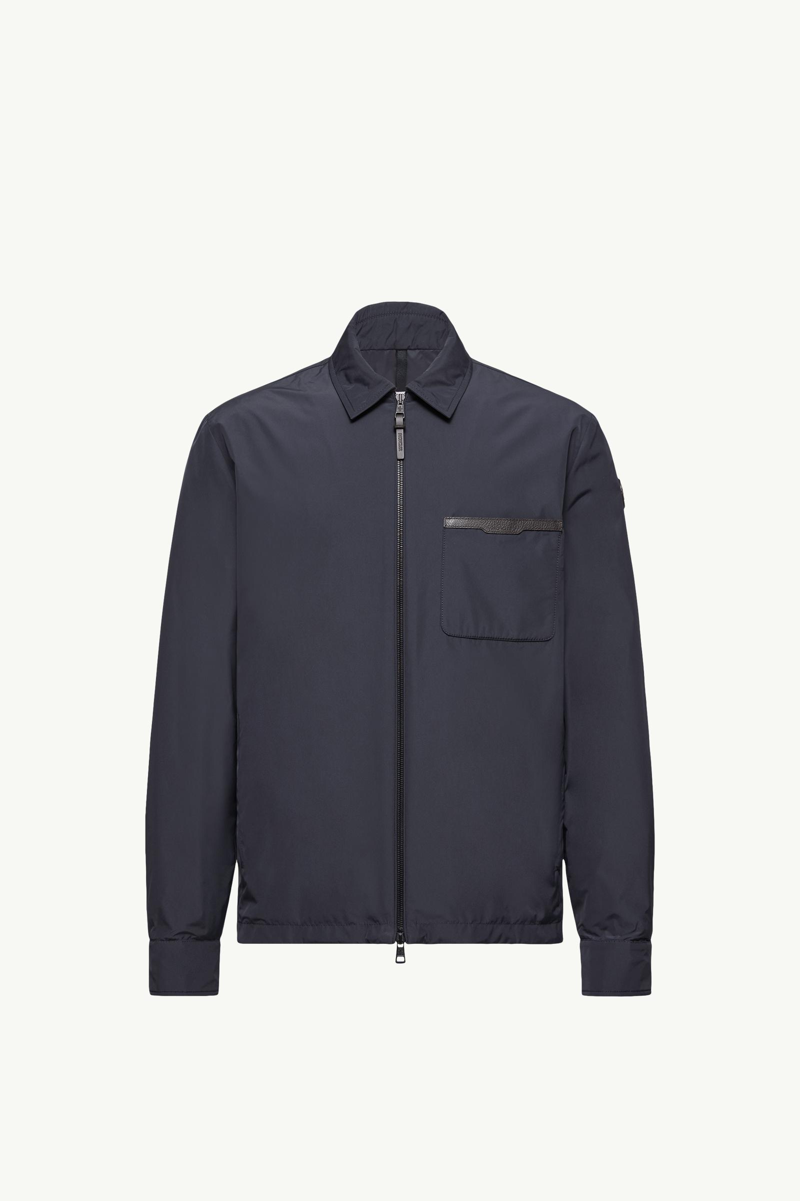 Tollymore Down Shirt Jacket Men Navy Blue Moncler