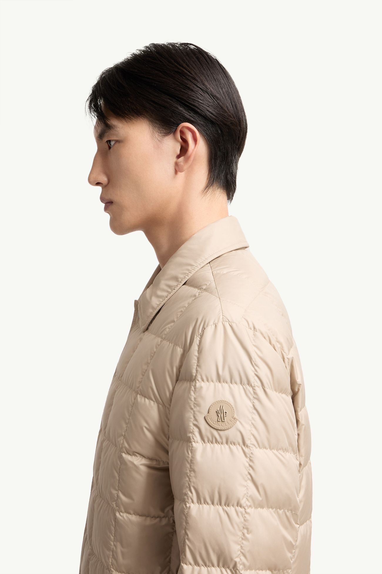 Castellana Down Shirt Jacket Men Beige Moncler 1