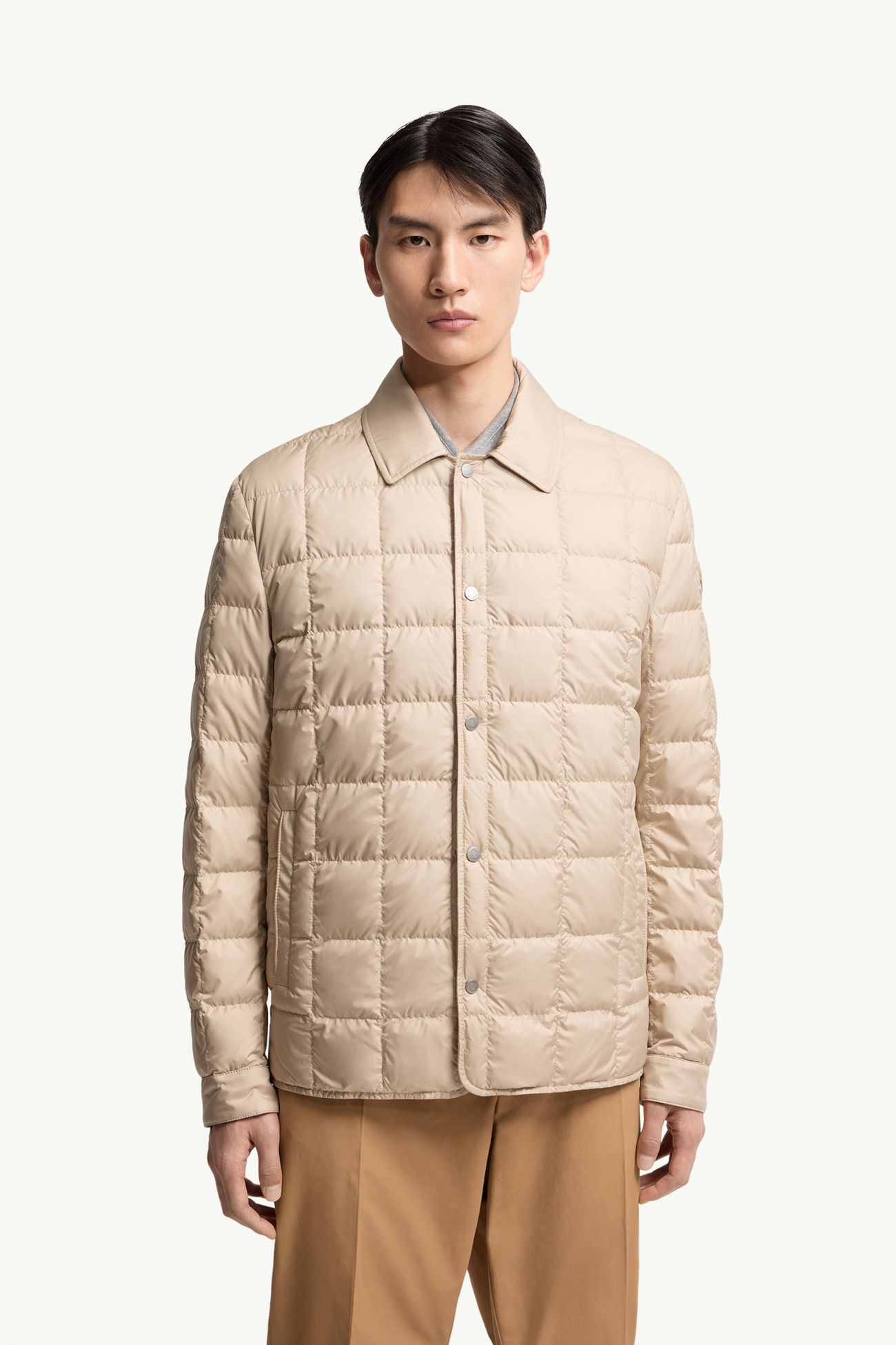 Castellana Daunen-Hemdjacke Herren Beige Moncler 3