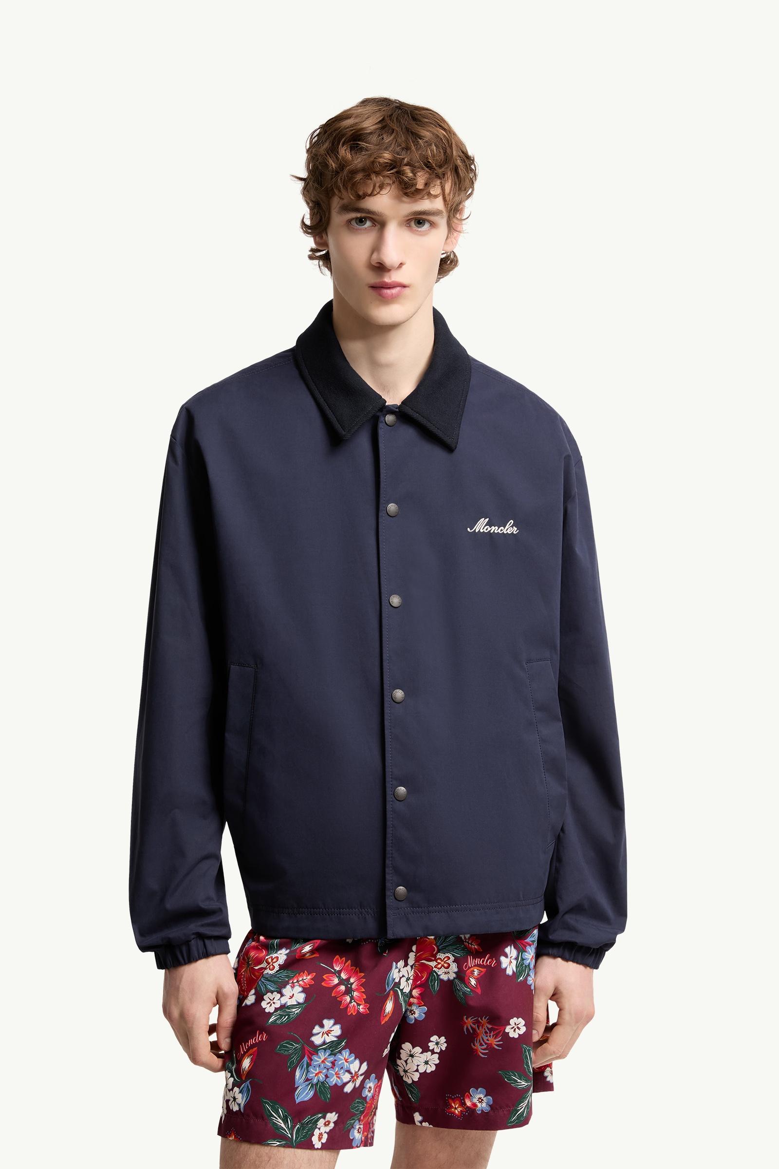Navy Blue Arinell Shirt Jacket - Shirt Jackets for Men | Moncler US