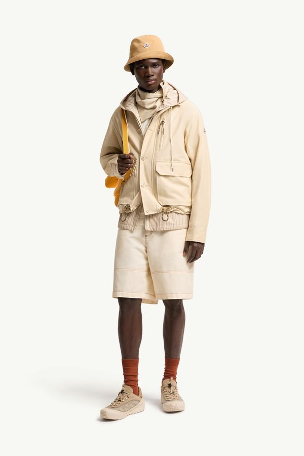 Montmirail斜紋布恤衫式外套 男士 淺米色 Moncler 0