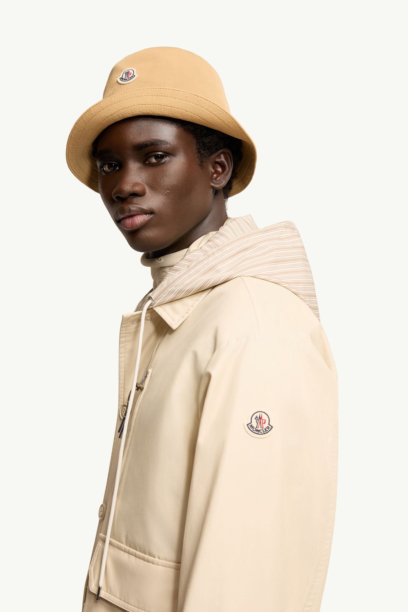 Giacca Camicia in Twill Montmirail Uomo Beige Chiaro Moncler 1