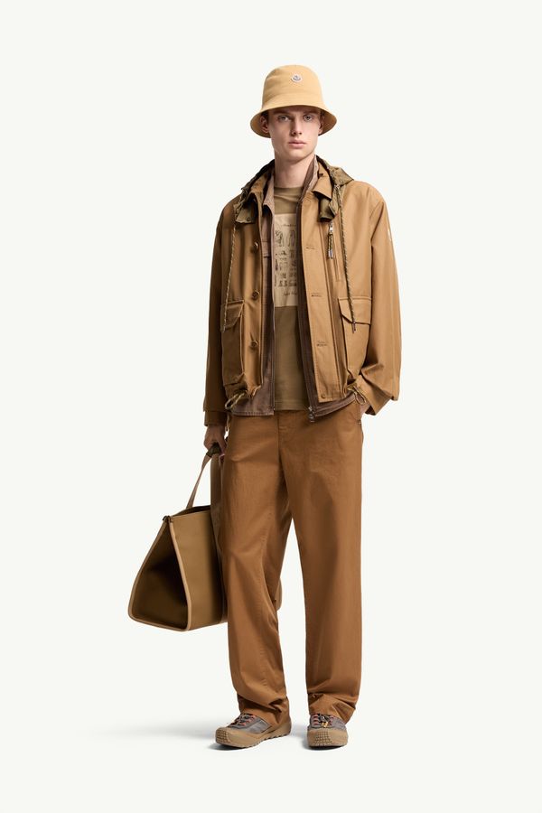 Montmirail Hemdjacke aus Twill Herren Camel-Beige Moncler 0