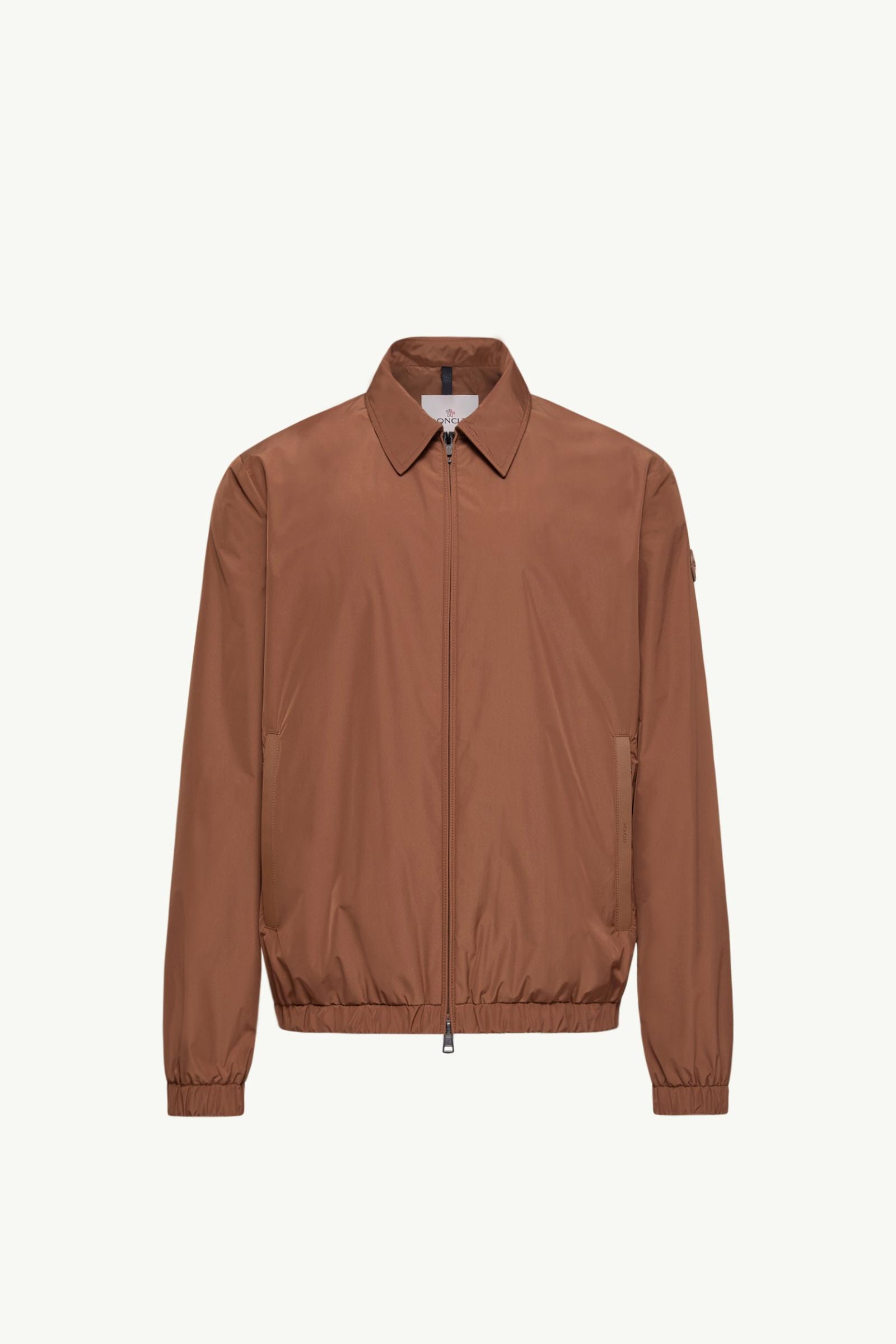 Light Brown Socot Shirt Jacket - Windbreakers & Raincoats for Men