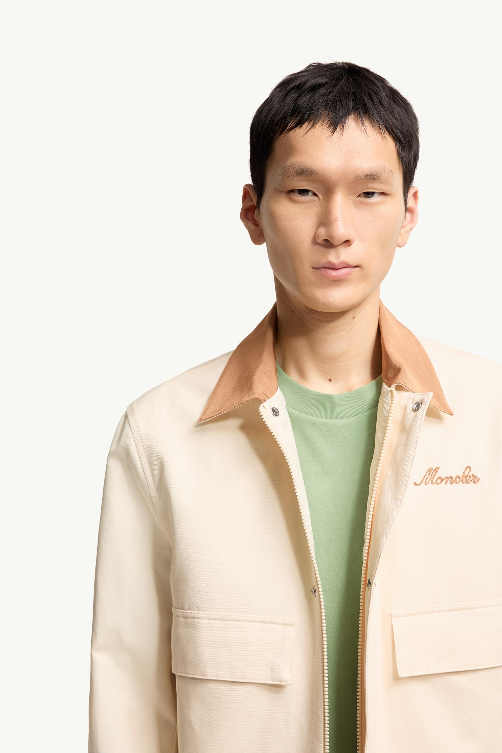 White Ivory Kilke Linen & Cotton Blend Shirt Jacket - Shirt