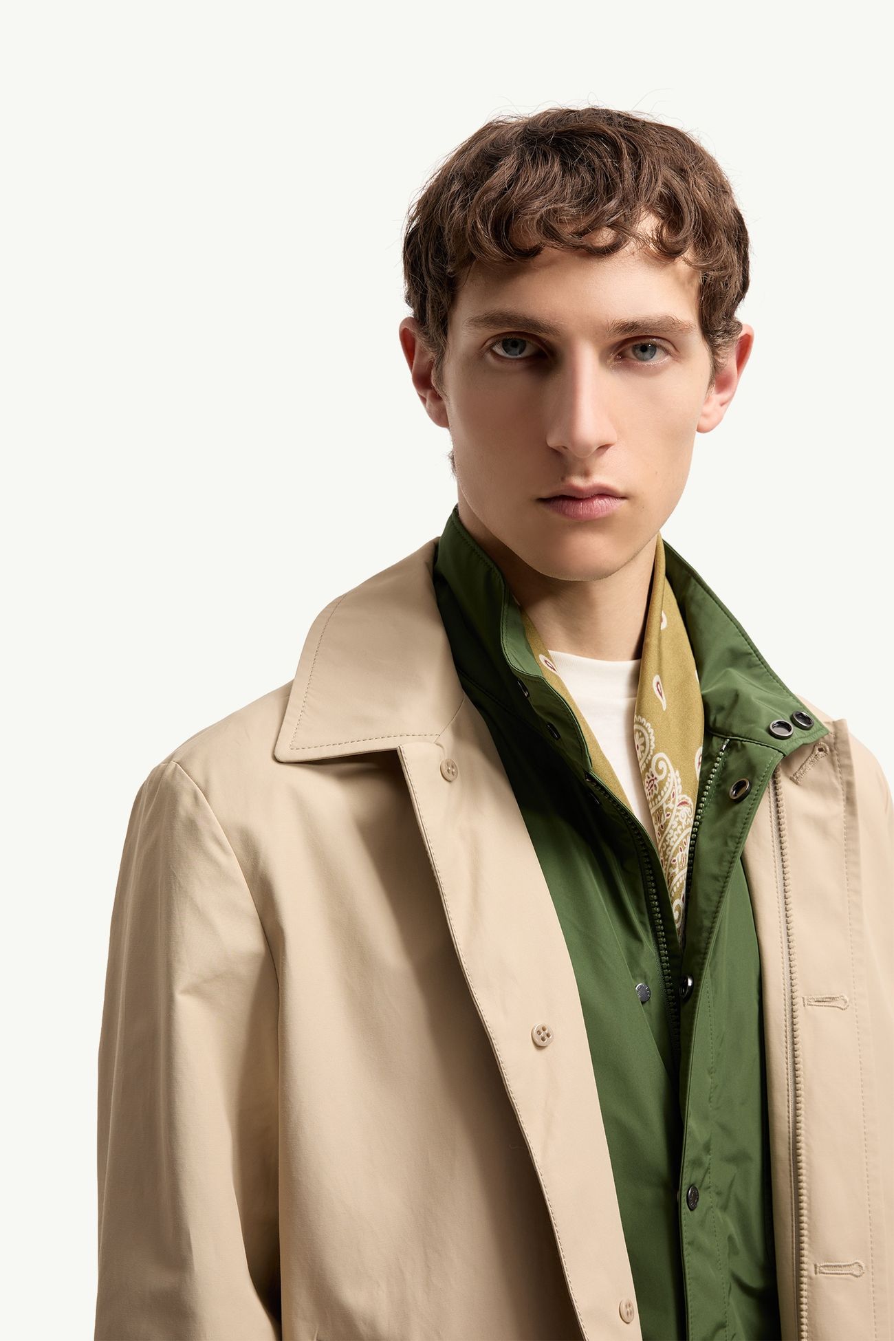 Gilben恤衫式外套 男士 淺米色 Moncler 5