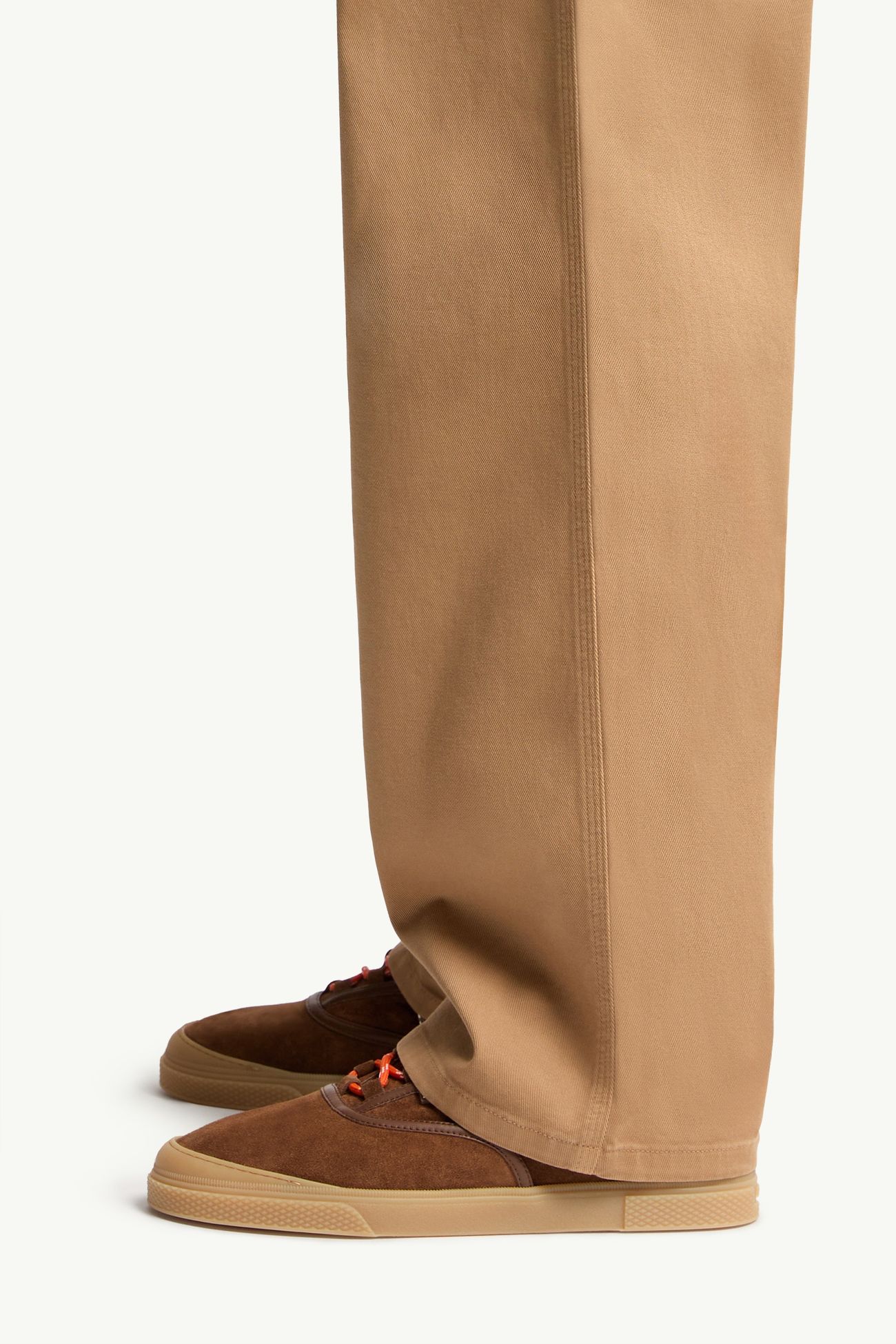 Pantalones cargo de gabardina de mezcla de algodón Hombre Beige Camel Moncler 1