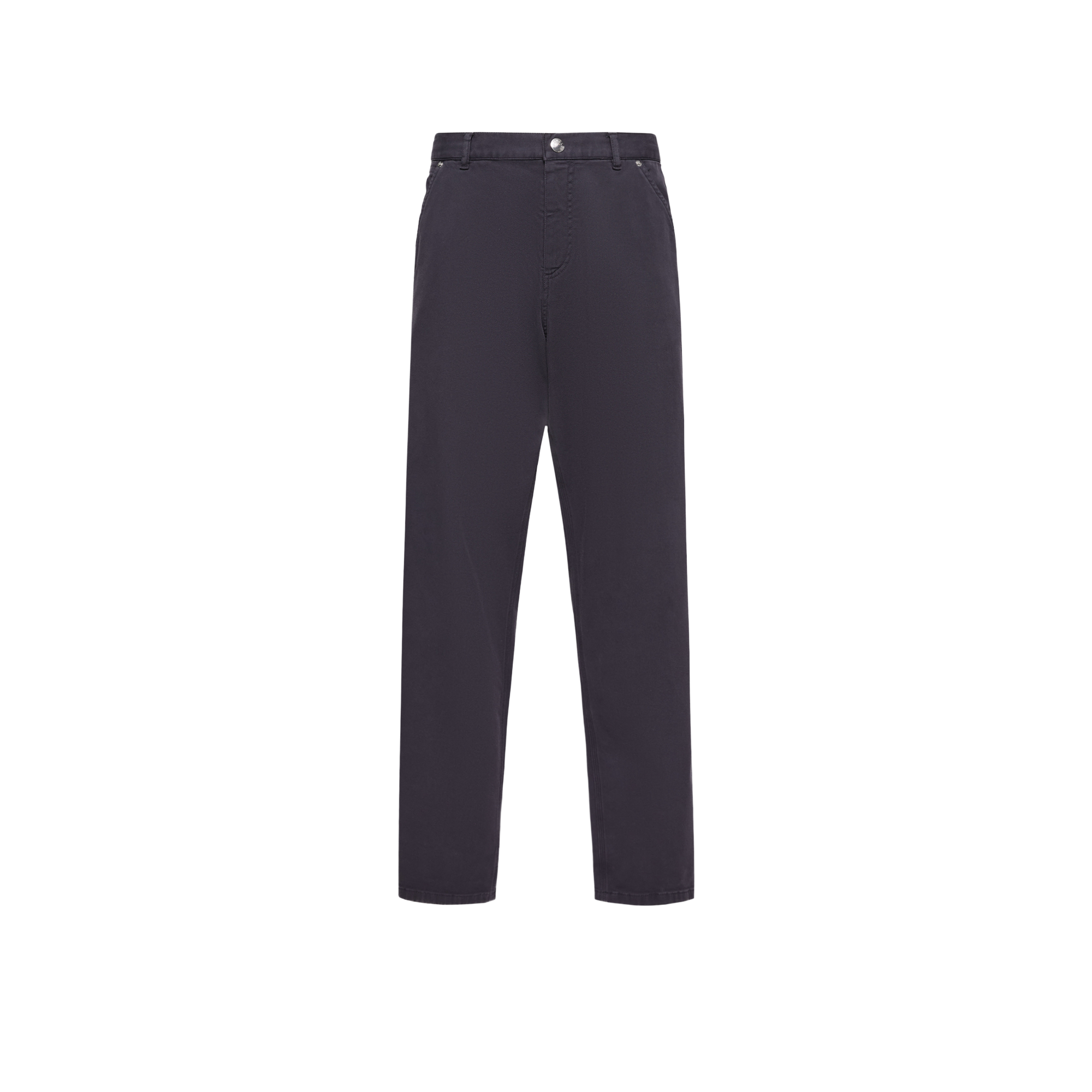 Moncler   Pantalones Cargo De Gabardina De Mezcla De Algodón para Hombre en Azul, Talla: 52