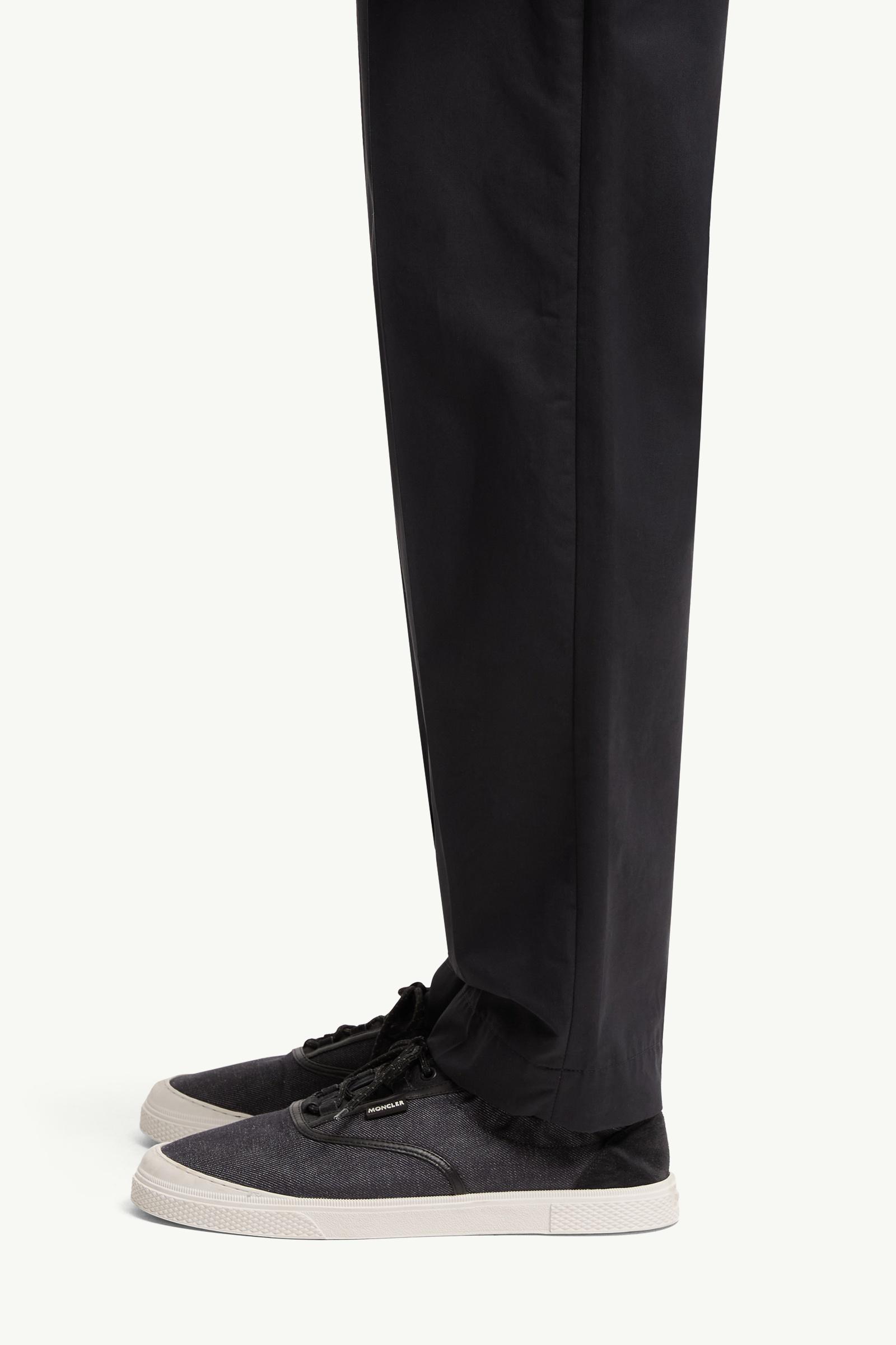 Navy Blue Technical Cotton Blend Pants - Pants & Shorts for Men