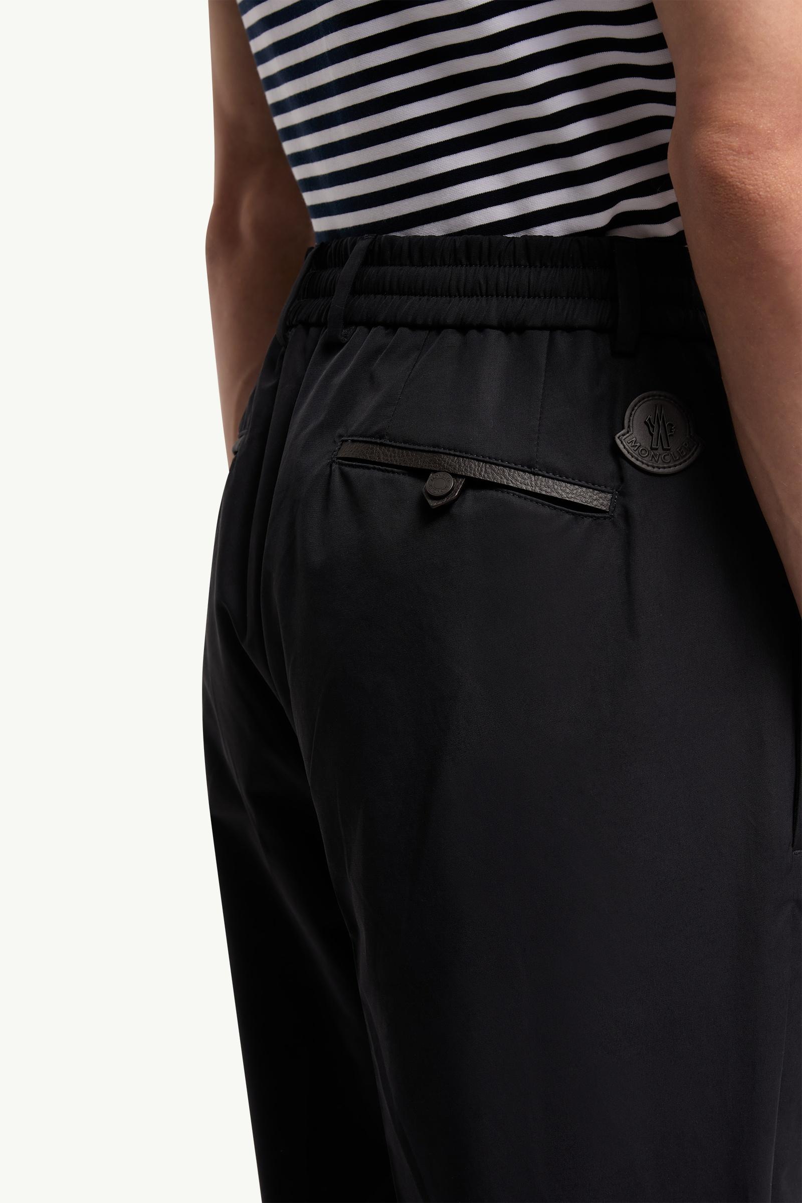 Navy Blue Technical Cotton Blend Pants - Pants & Shorts for Men