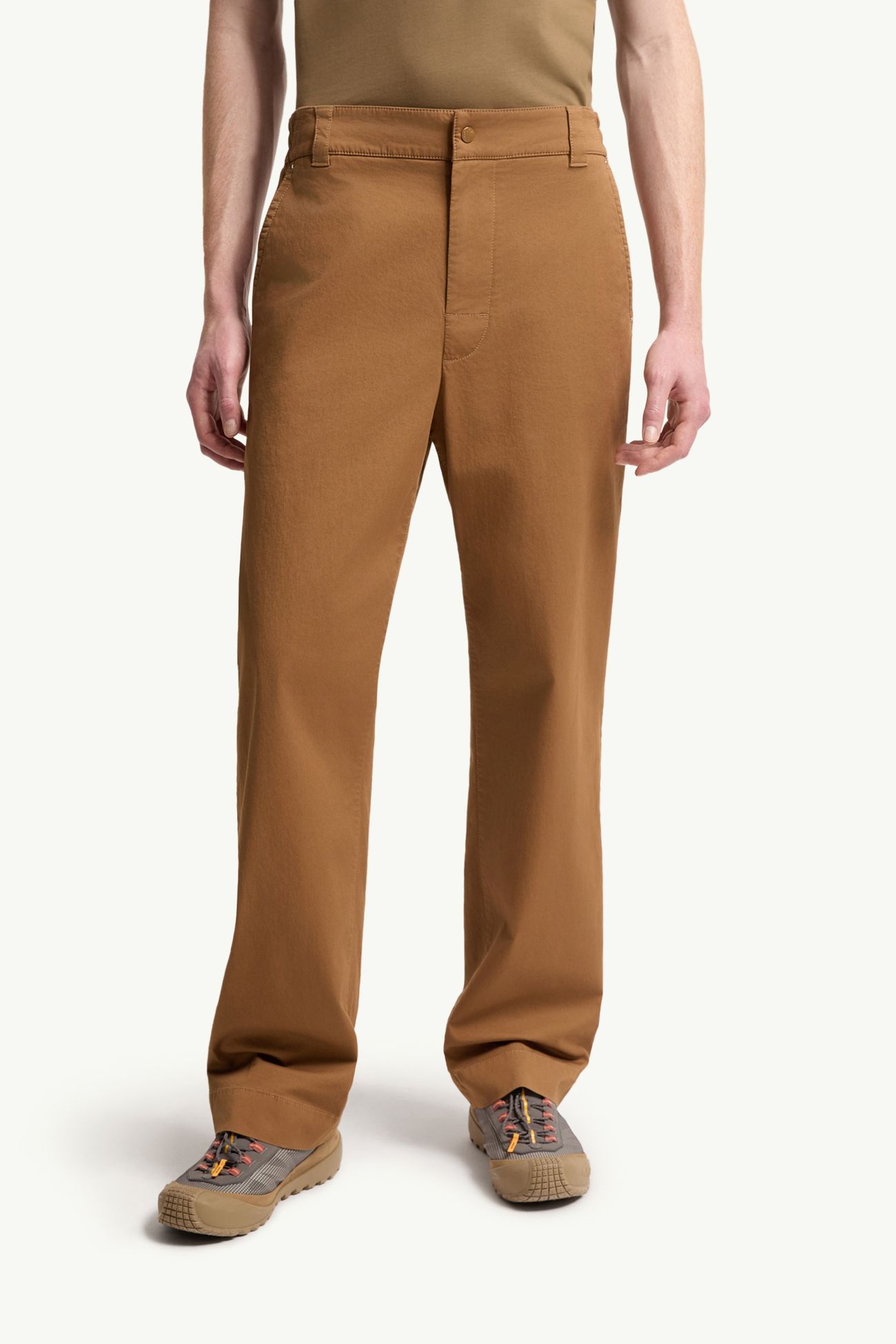 Hose aus Gabardine aus Baumwollmischung Herren Hellbraun Moncler 3