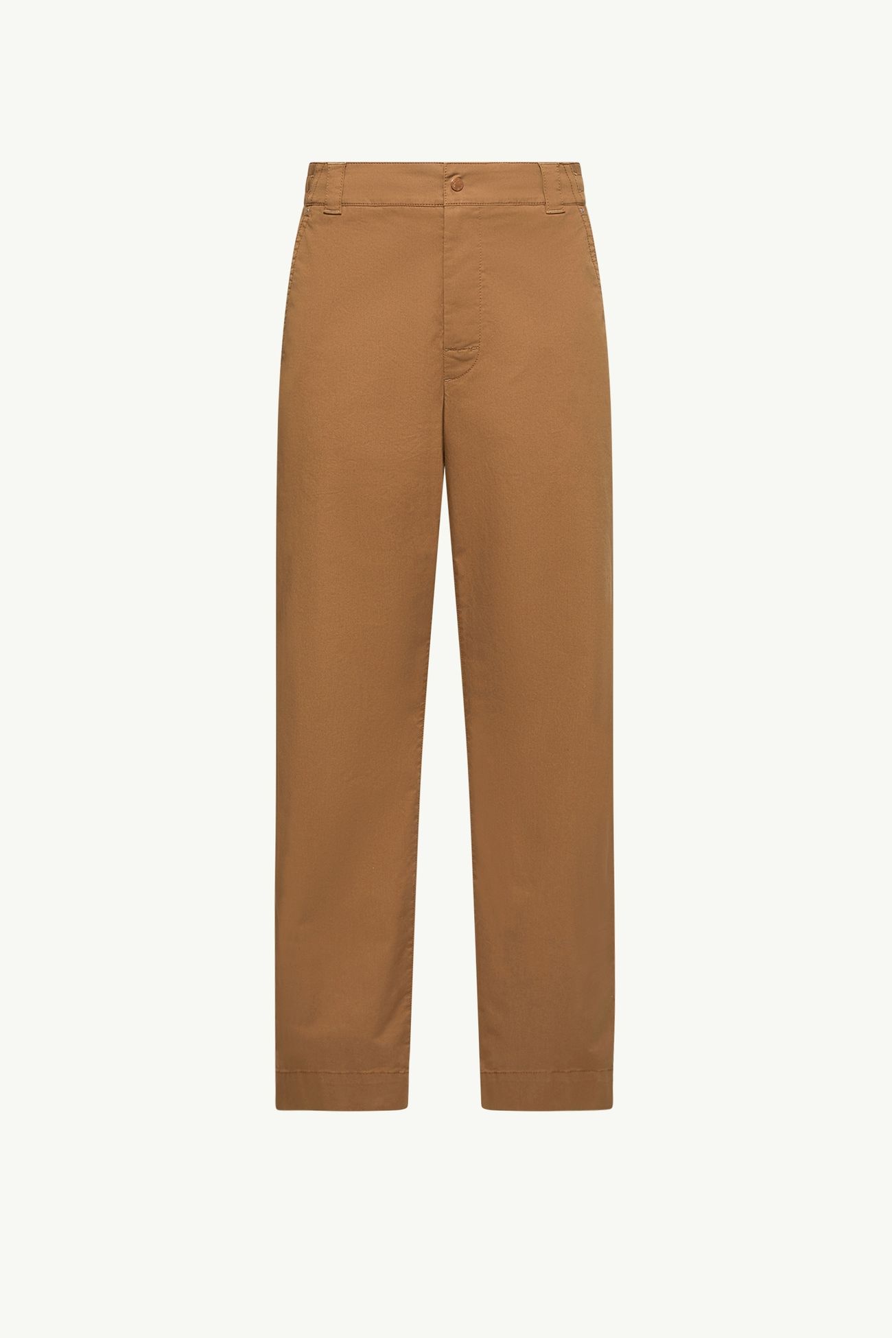 Pantalones de gabardina de mezcla de algodón Hombre Marrón claro Moncler 2