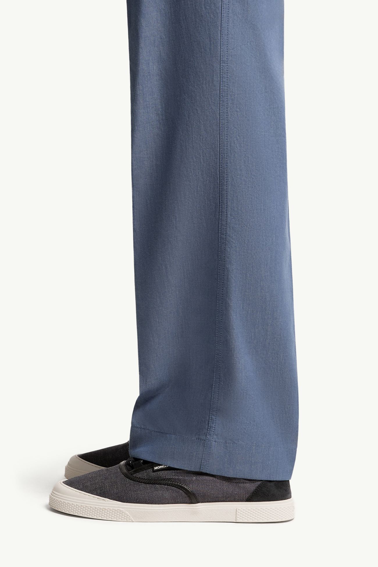 Jeans a gamba dritta Uomo Blu Cielo Moncler 1