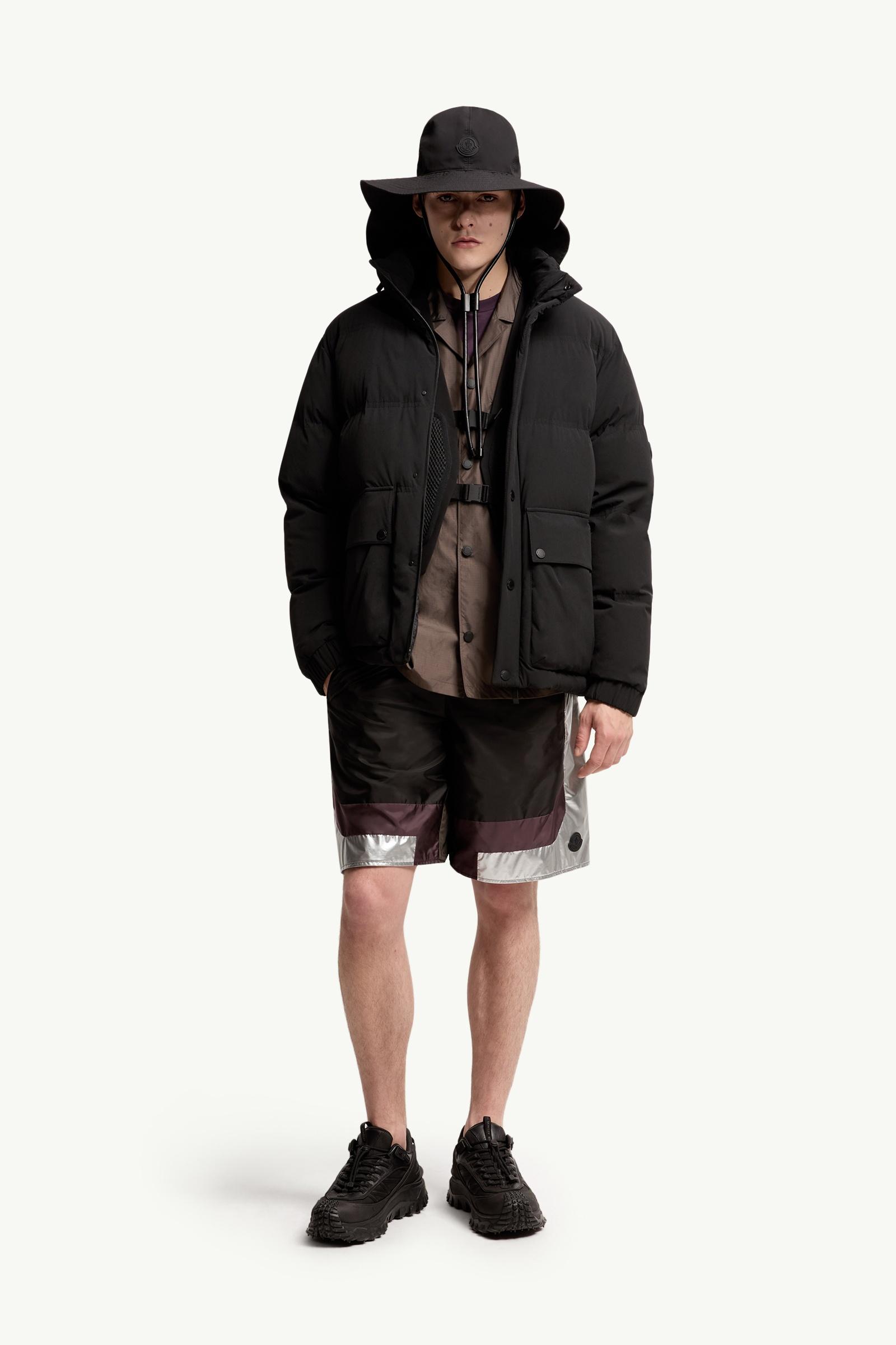 Geometric Pattern Shorts Men Silver Moncler, 1 of 0