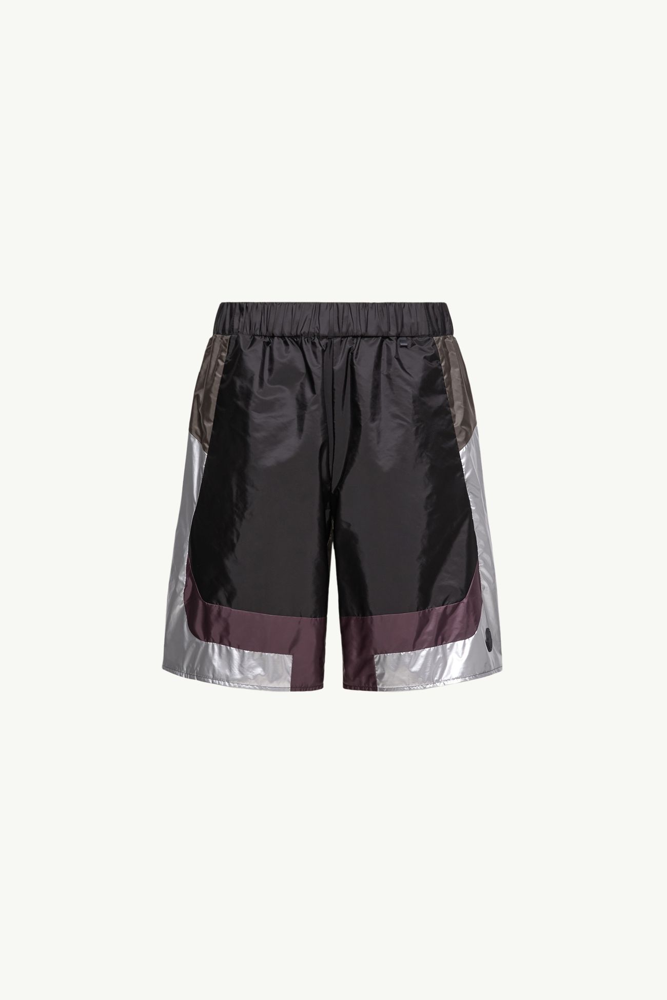 Short à motif géométrique Hommes Argenté Moncler 2