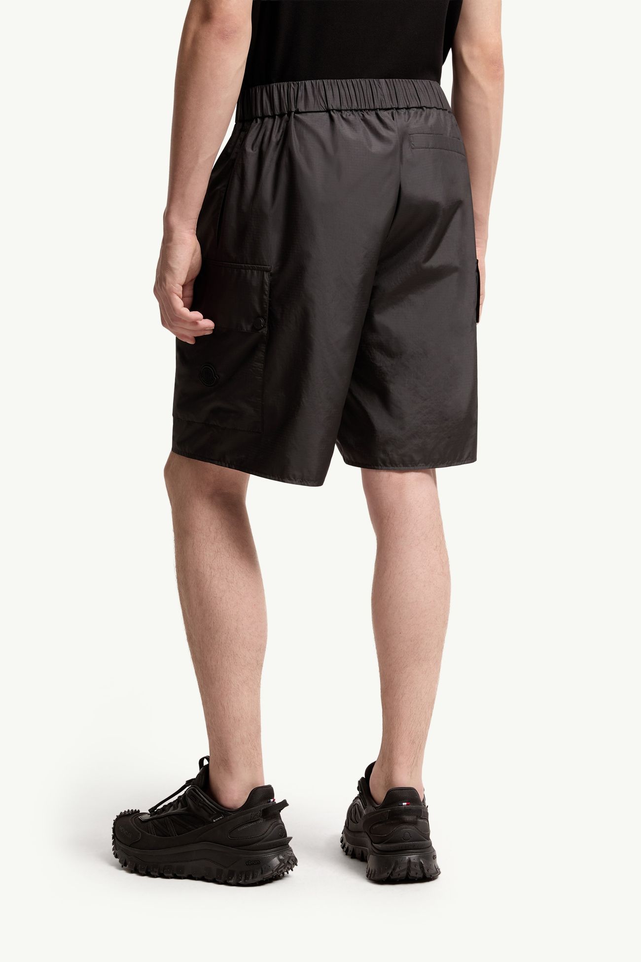 Cargo-Shorts Herren Schwarz Moncler 4