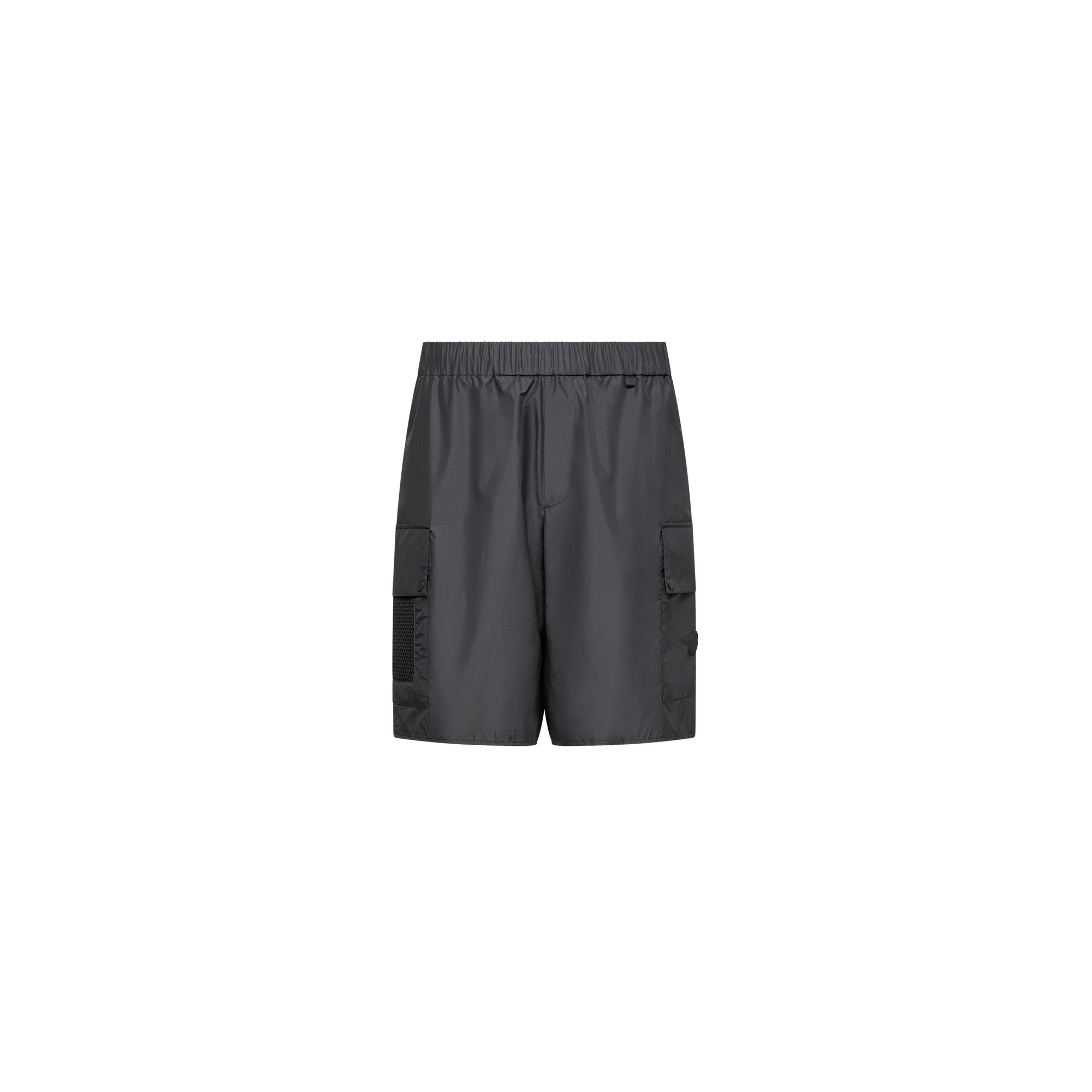 Moncler   Cargo Shorts for Men in Black, Size: 52