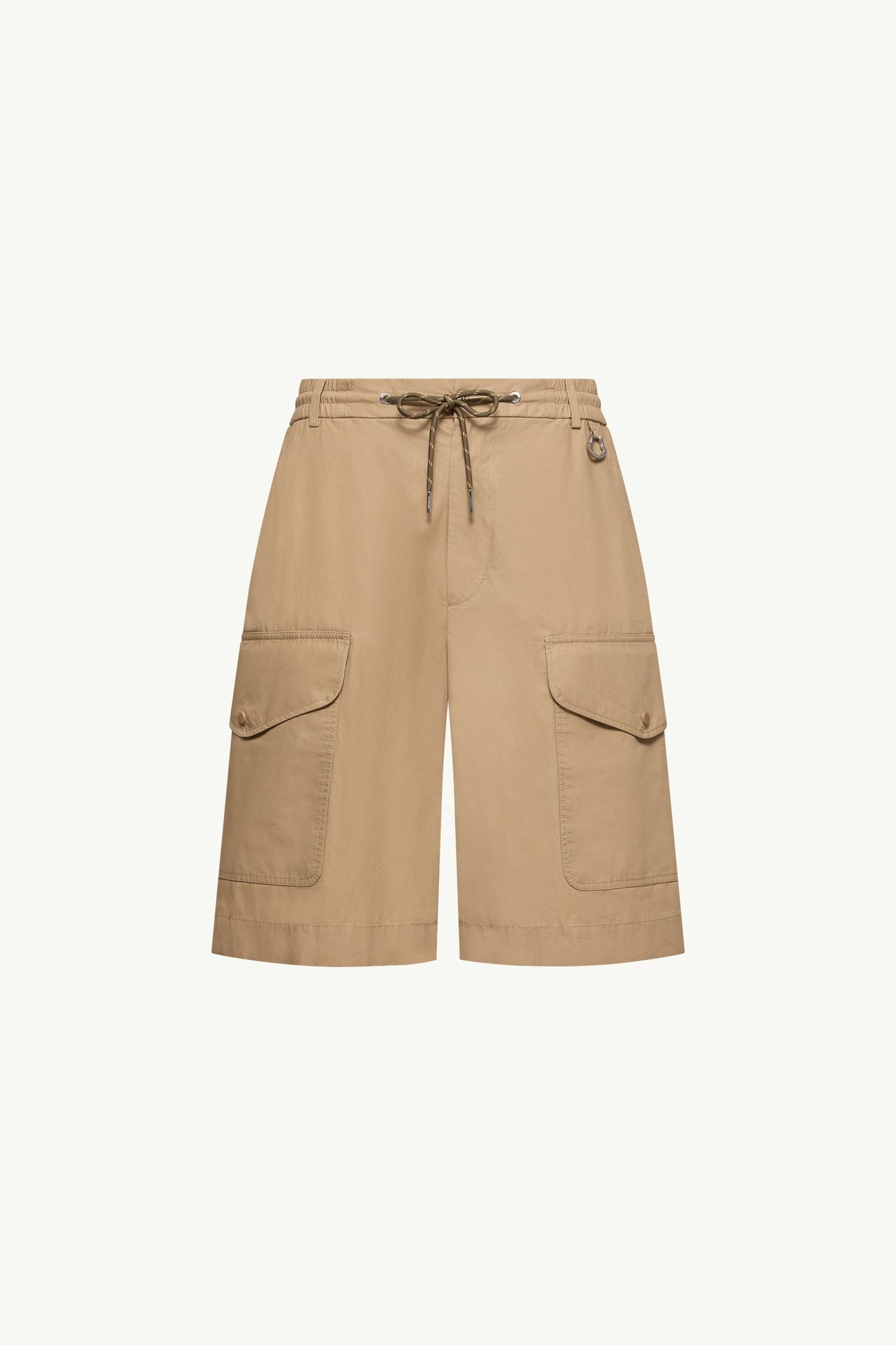 Shorts cargo de popelina de algodón Hombre Beige Moncler 2