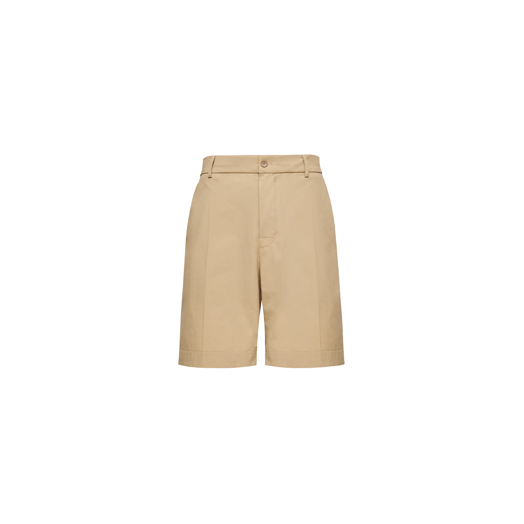 Moncler   Seersucker Shorts for Men in Beige, Size: 48