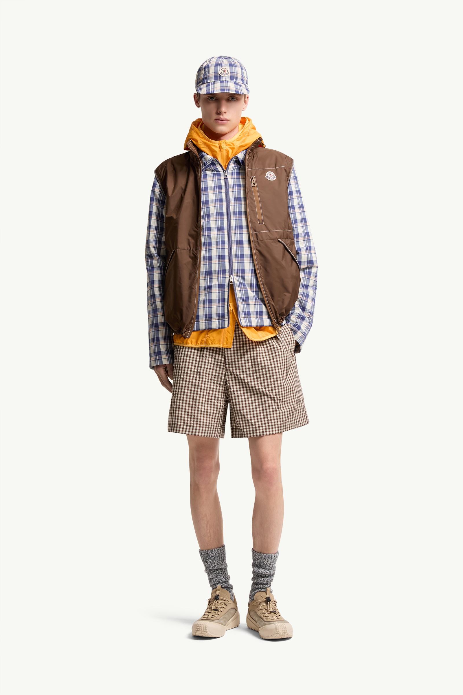 Vichy Cotton Blend Shorts