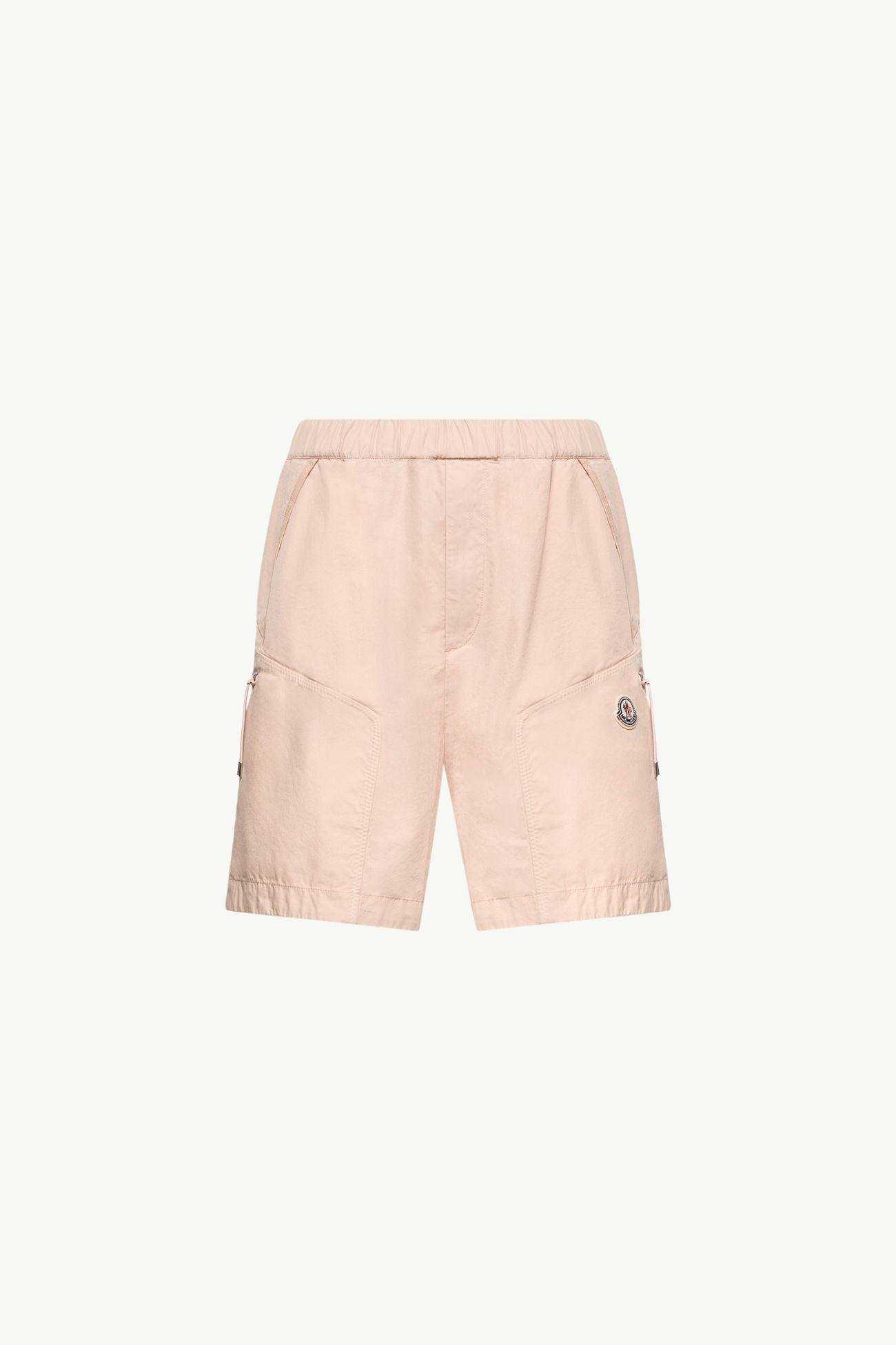 Bermuda in popeline di cotone Uomo Rosa Chiaro Moncler 2