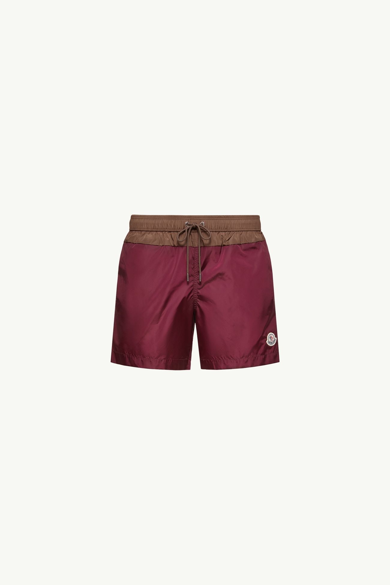 Contrast Badeshorts Herren Burgunderrot Moncler 2