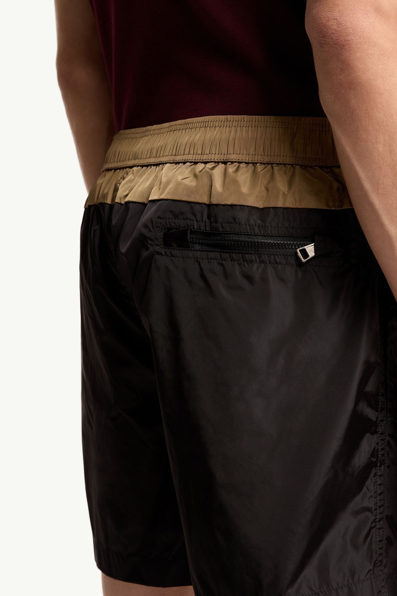 Contrast Swim Shorts Men Black Moncler 5