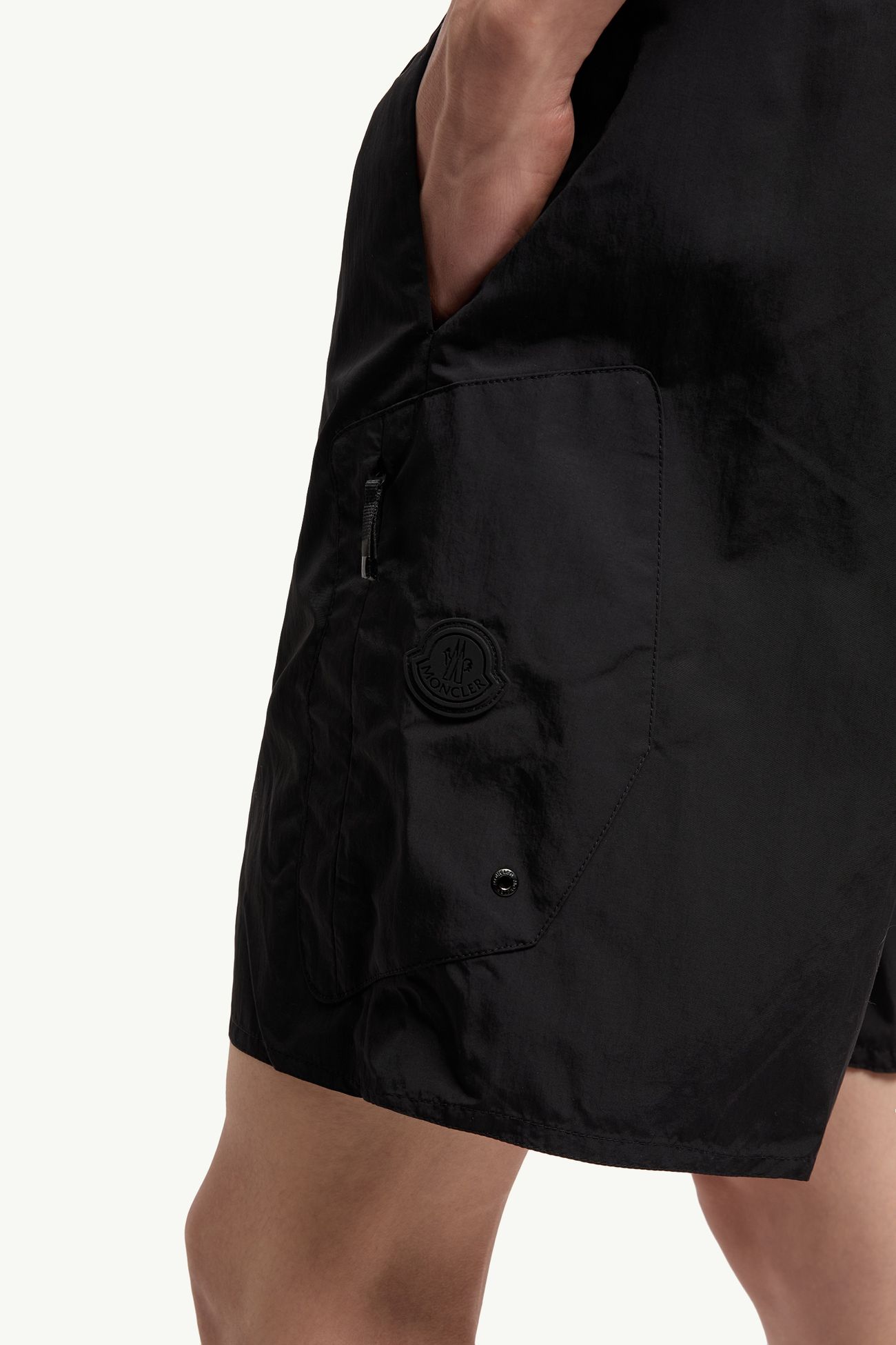 Bañador con logotipo Hombre Negro Moncler 5