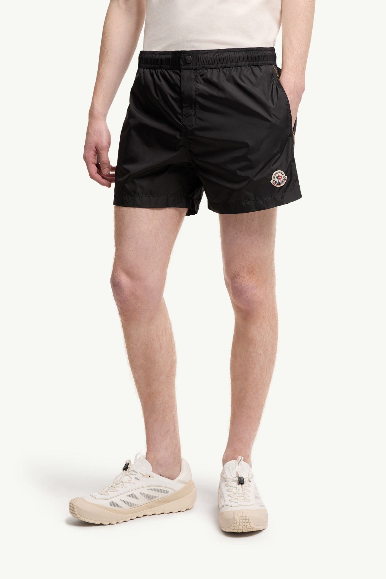 Short de bain à logo Hommes Noir Moncler 3