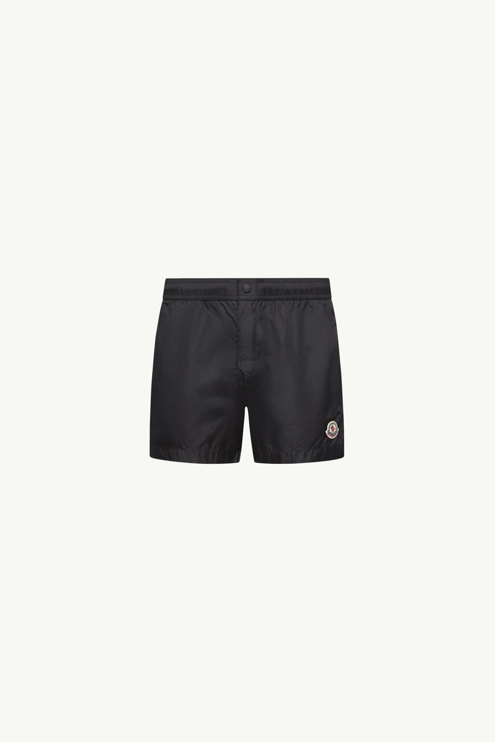 Badeshorts mit Logo Herren Schwarz Moncler, 1 of 0