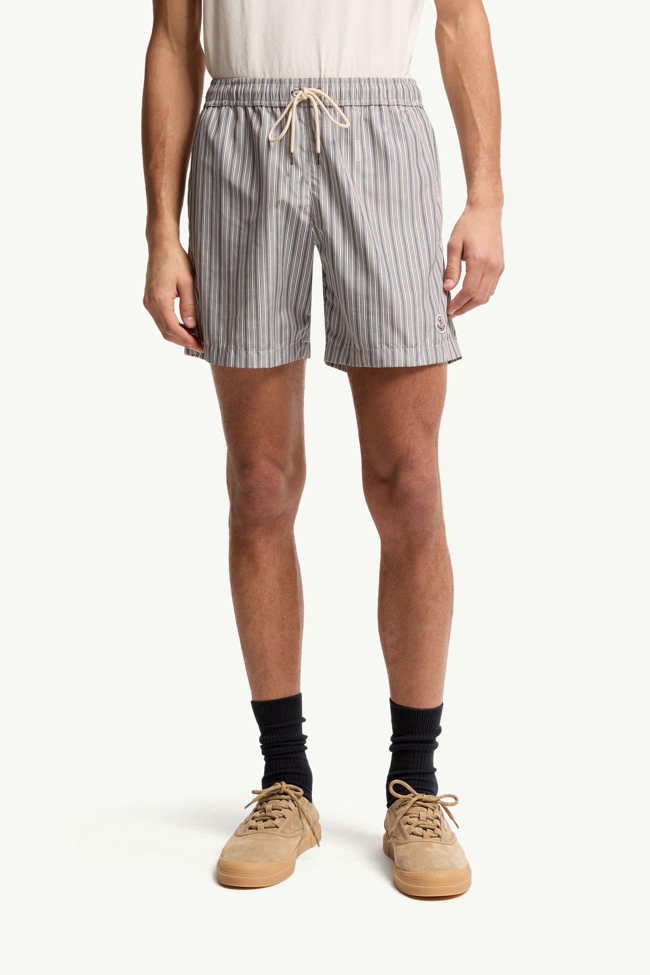 Bañador a rayas Hombre Blanco & Azul Moncler 3