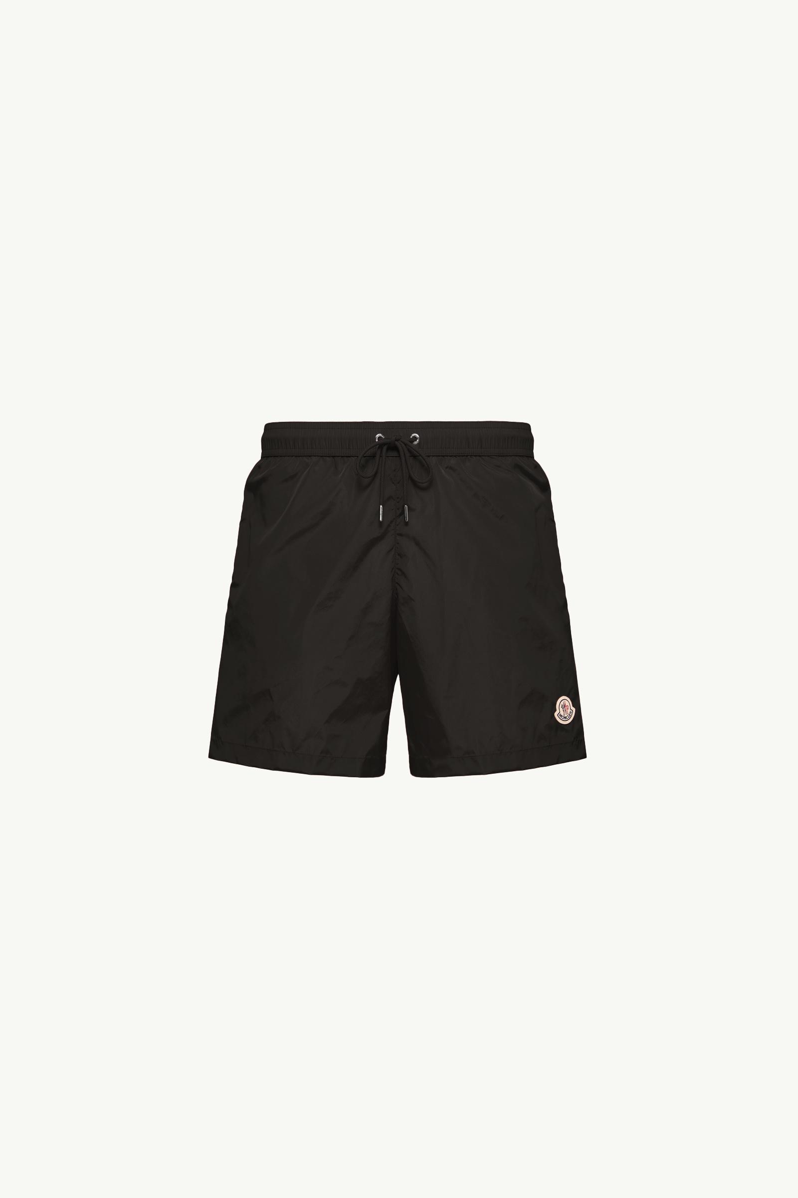 美品〕モンクレール スイムパンツ 水着 ブラック 国内正規品 5K47 