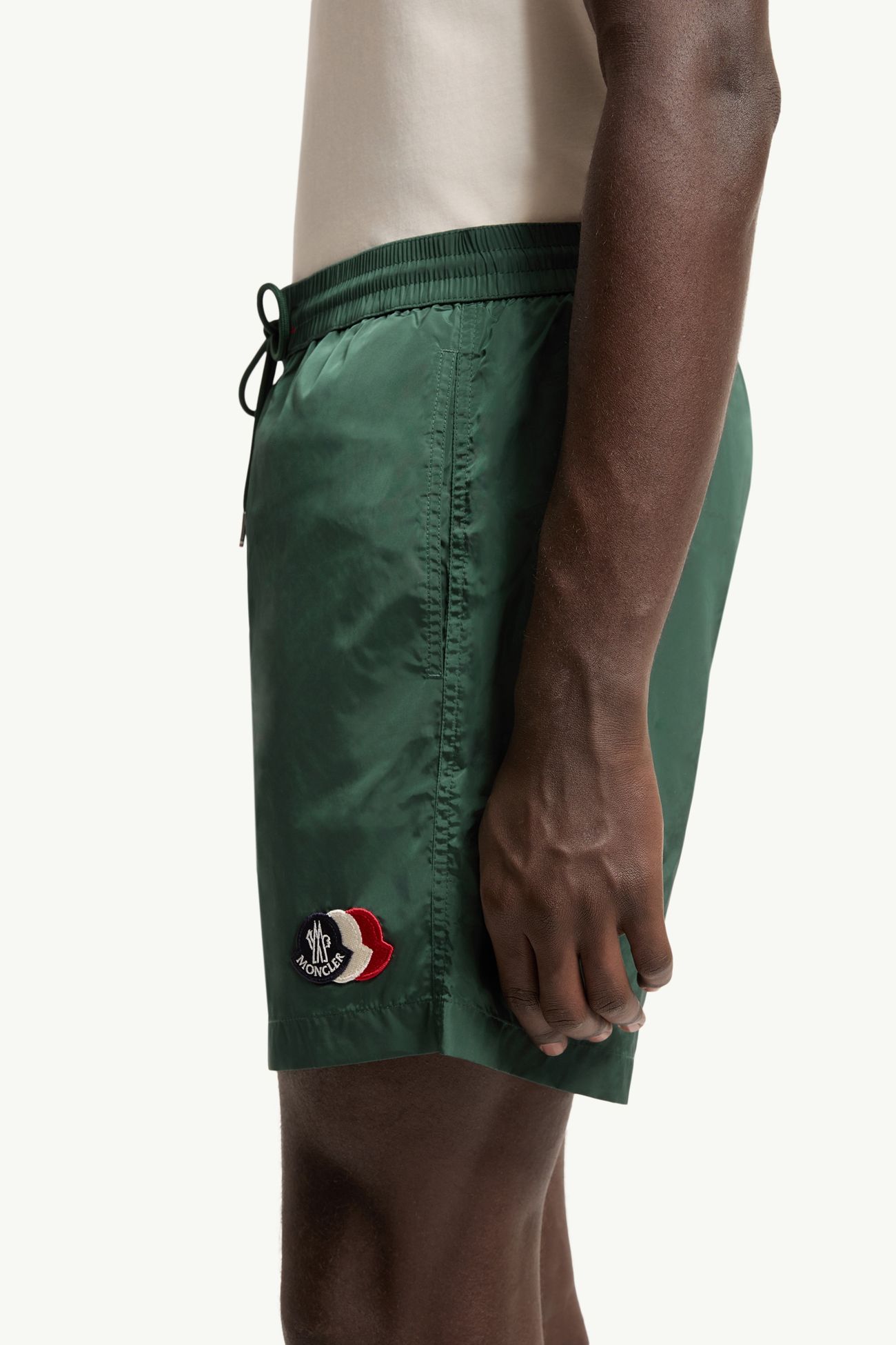 Bañador con parche de logotipo Hombre Verde Esmeralda Moncler 1