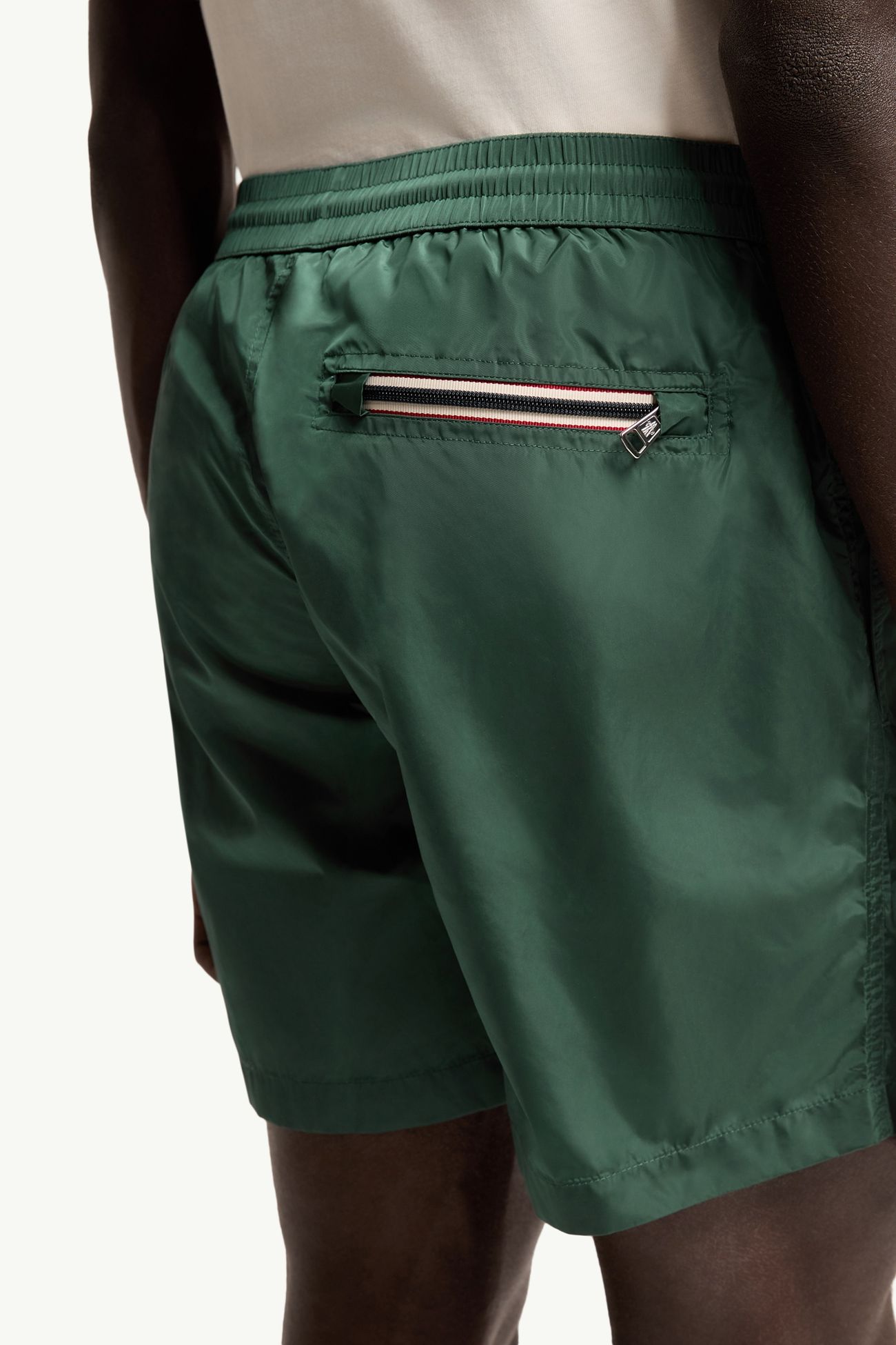 Short de bain à logo Hommes Vert Émeraude Moncler 5