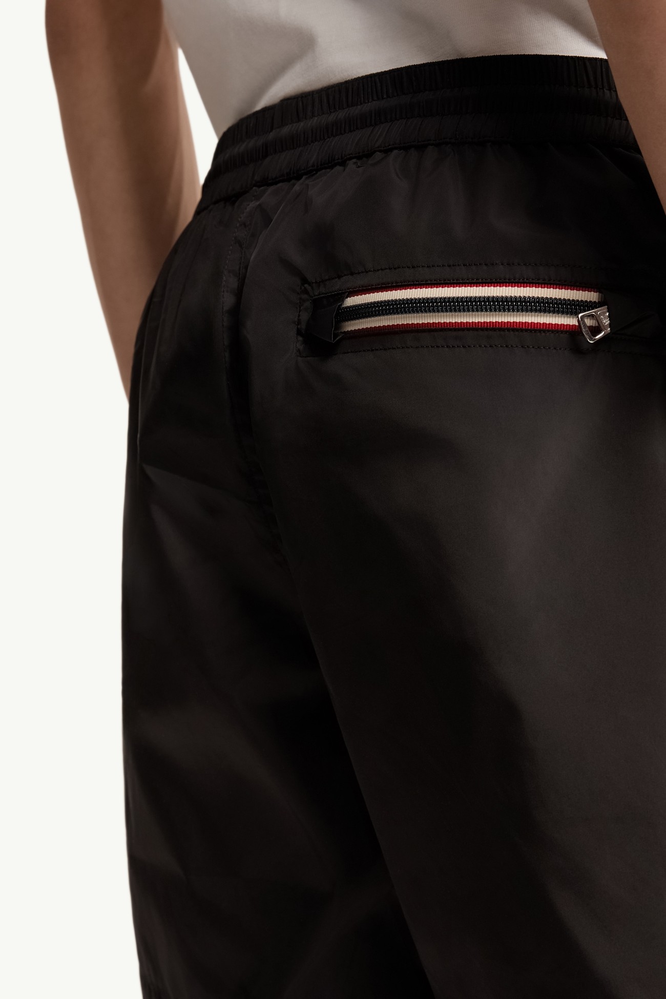 Badeshorts mit Logoaufnäher Herren Schwarz Moncler 5