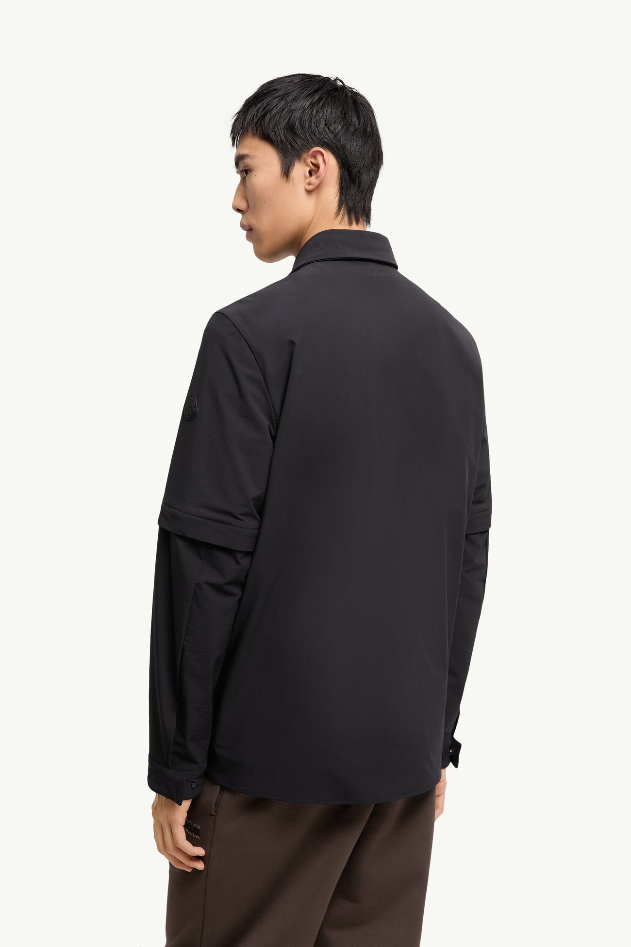 로고 2-in1 셔츠 재킷 남성 블랙 Moncler 4