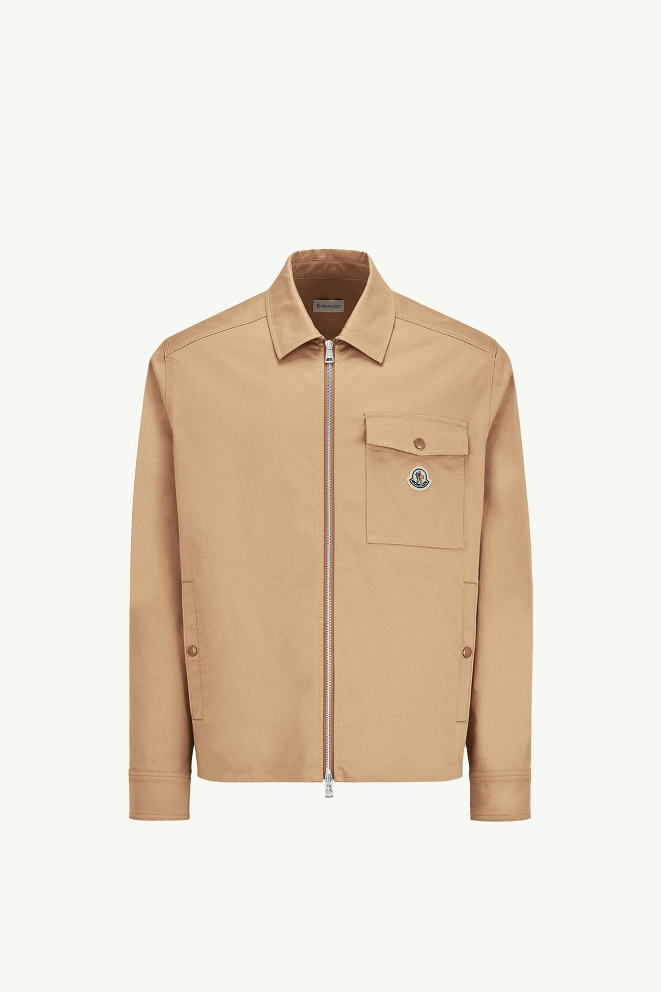 Surchemise en gabardine de coton mélangé Hommes Beige Moncler 2