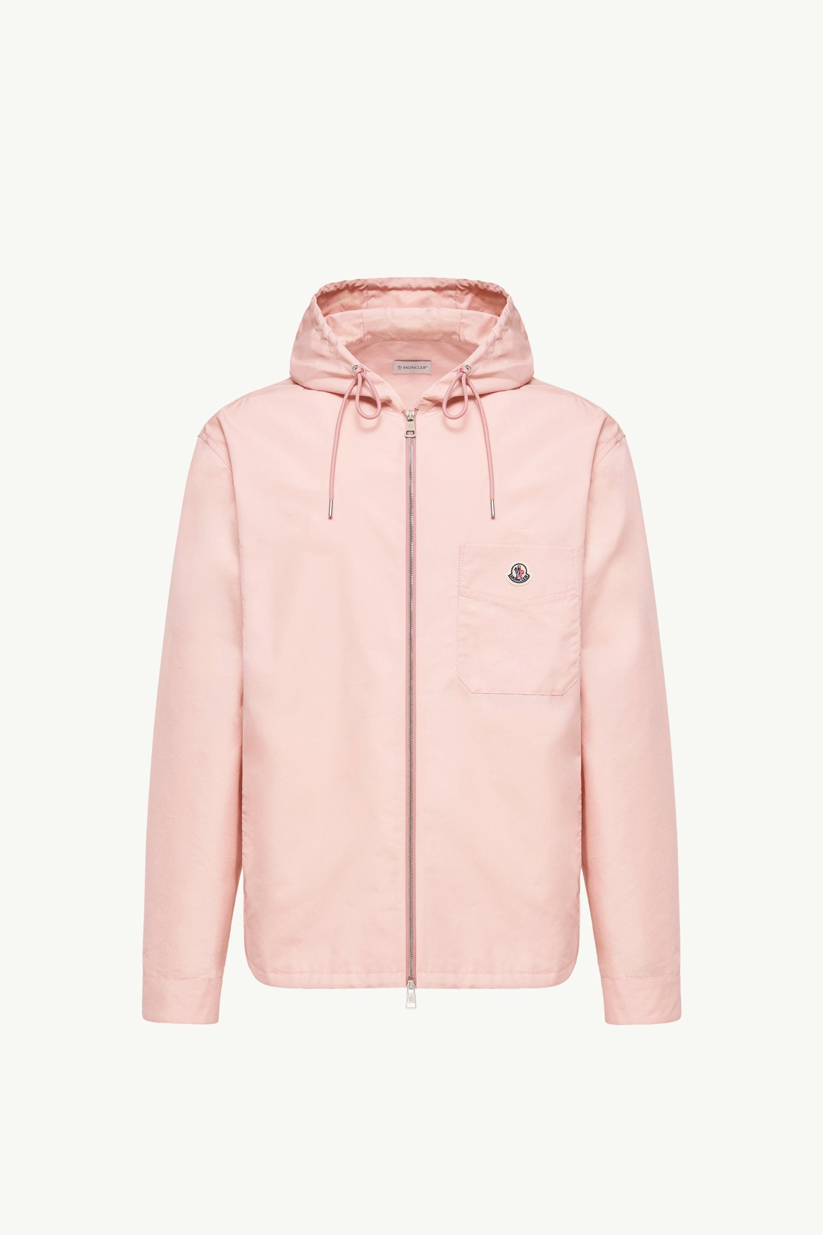 Chaqueta camisera de popelina de mezcla de algodón Hombre Rosado Moncler, 1 of 0